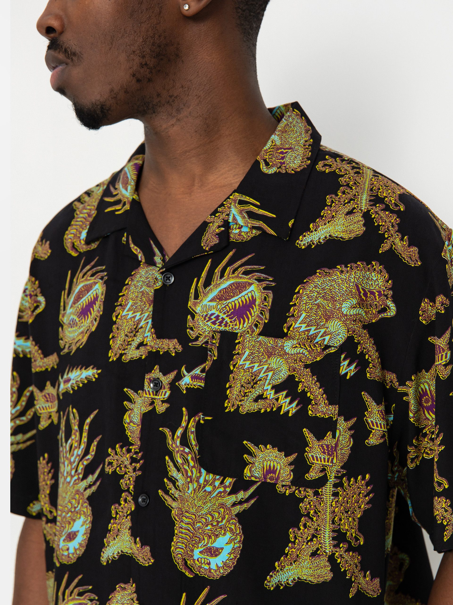 Košile Volcom Fa Tetsunori (black)