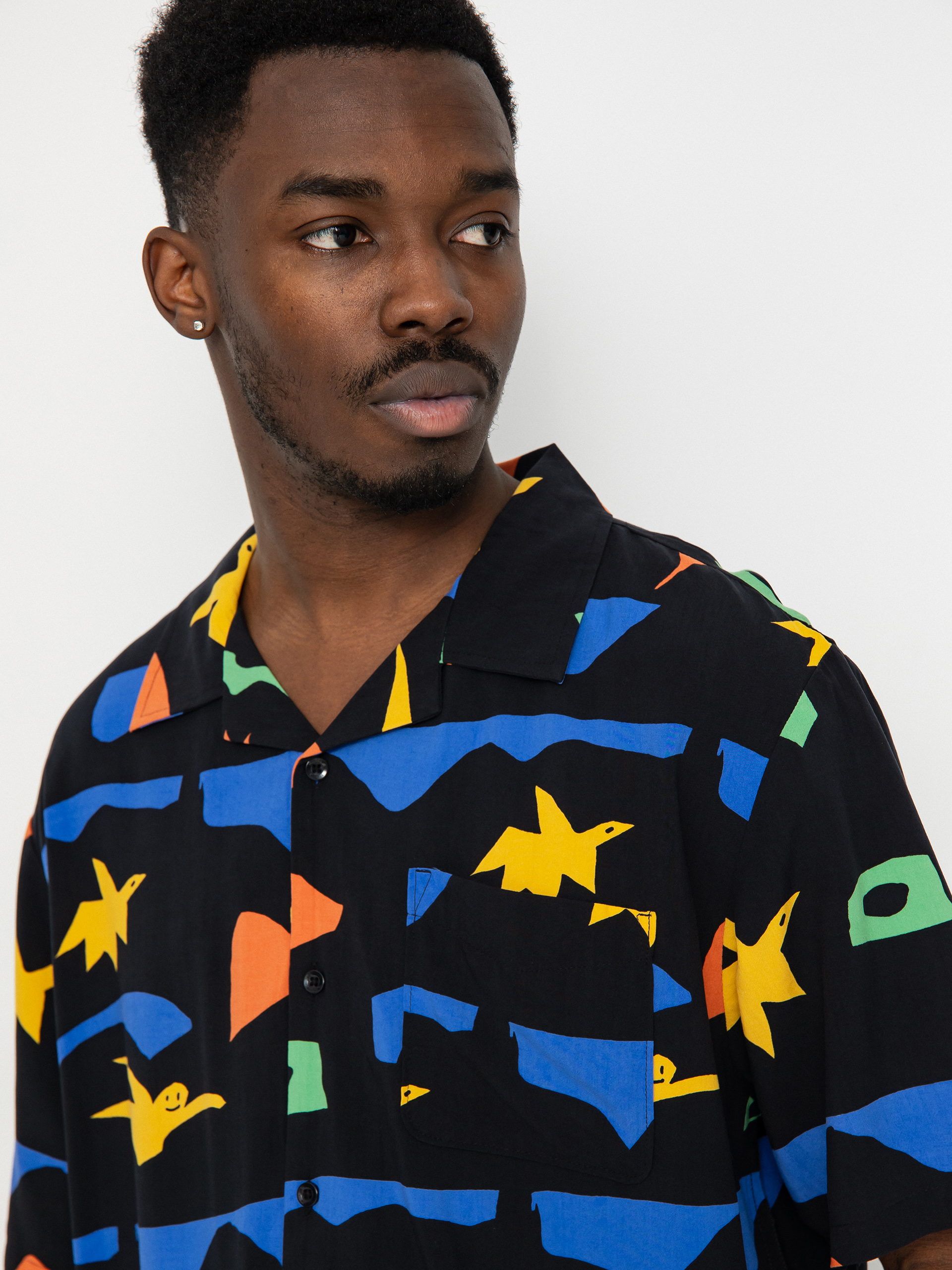 Košile Volcom Fa Arthur Longo (black)