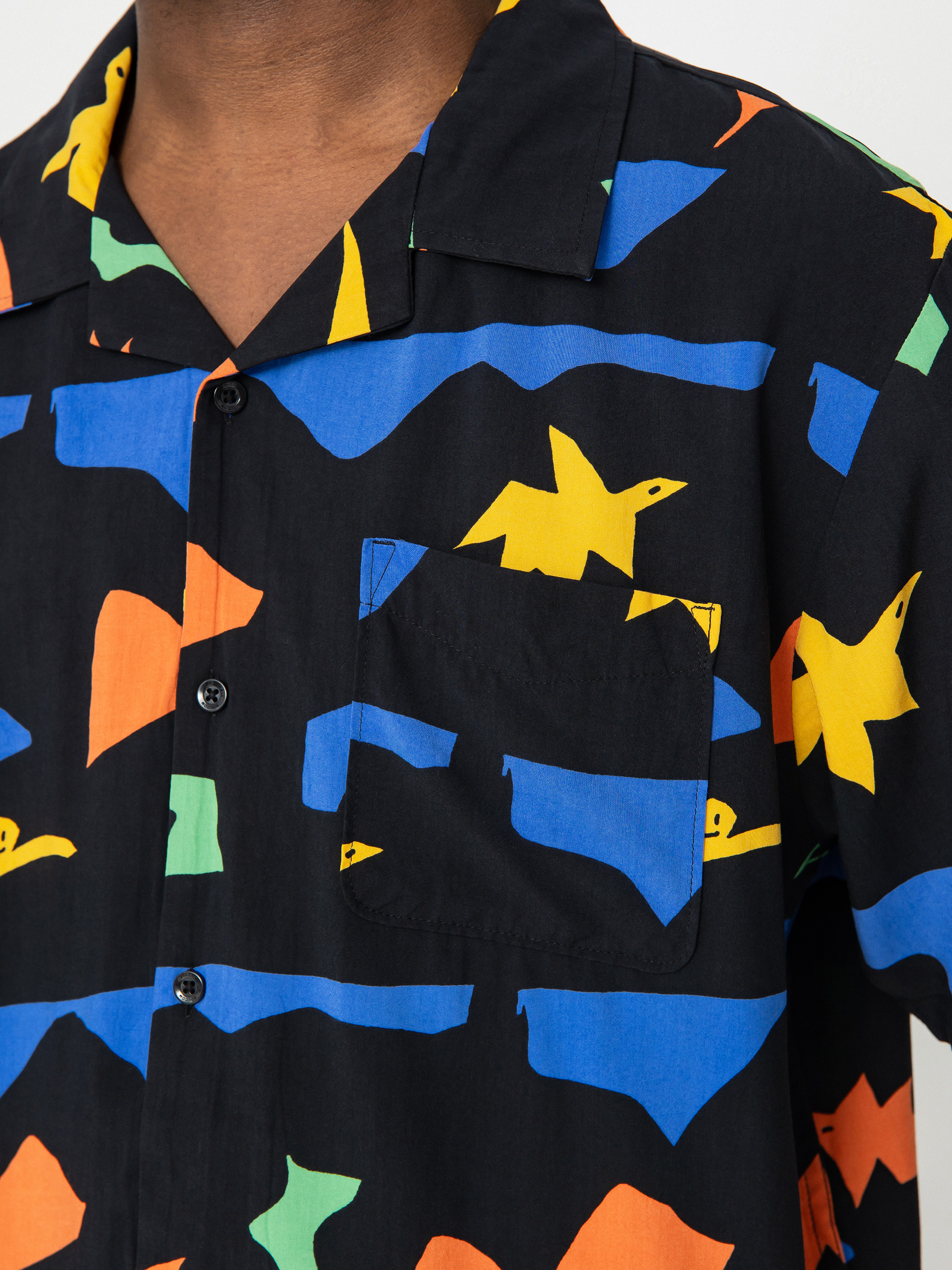 Košile Volcom Fa Arthur Longo (black)