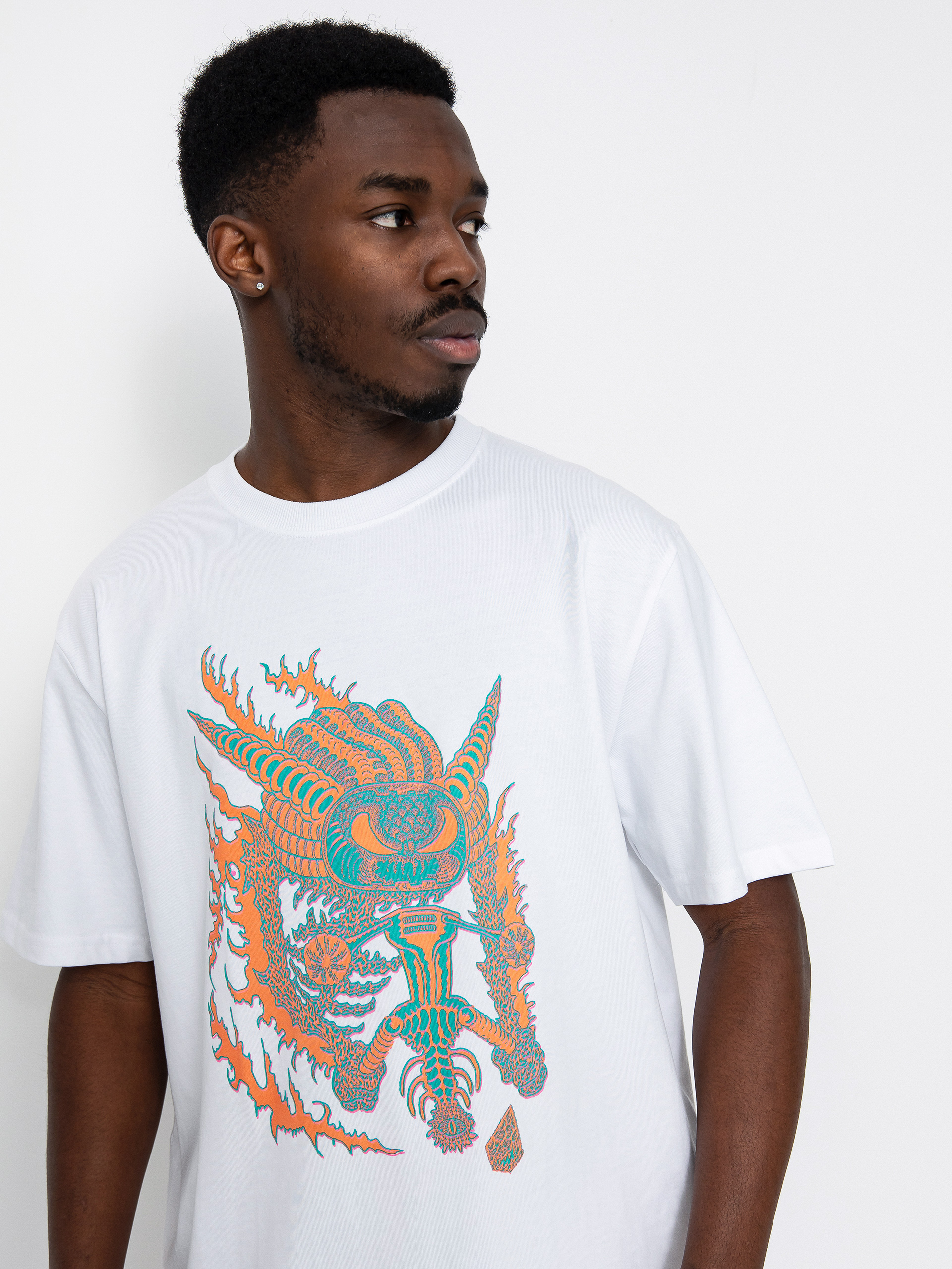 Tričko Volcom Fa Tetsunori 1 (white)