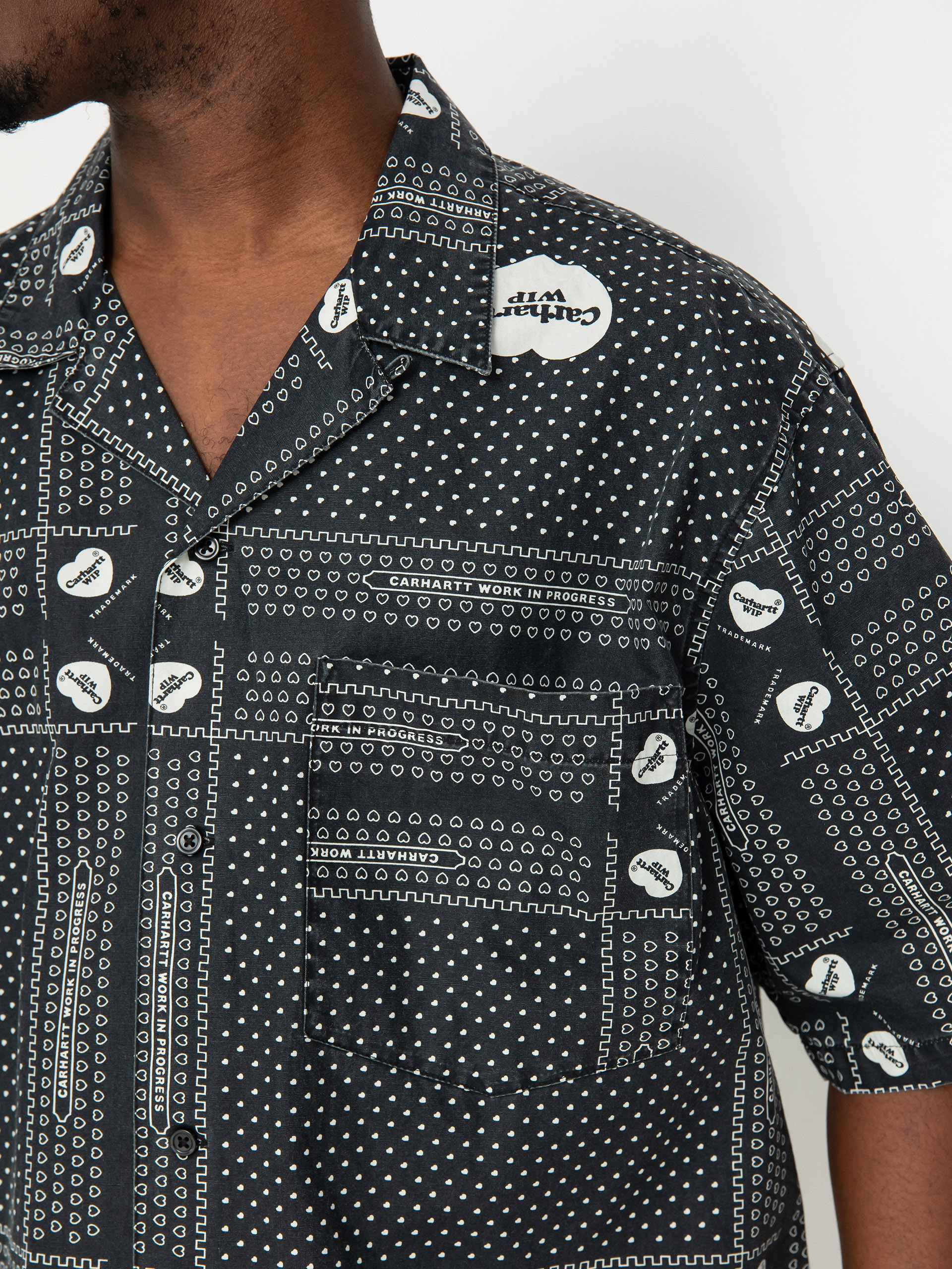 Košile Carhartt WIP Heart Bandana (heart bandana print/black)