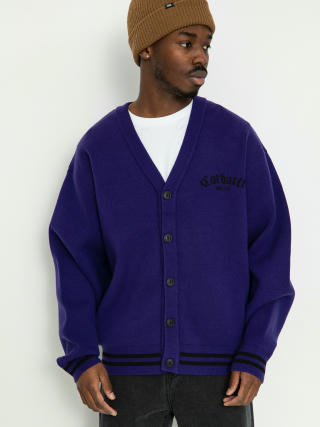 Svetr Carhartt WIP Onyx Cardigan (tyrian/black)