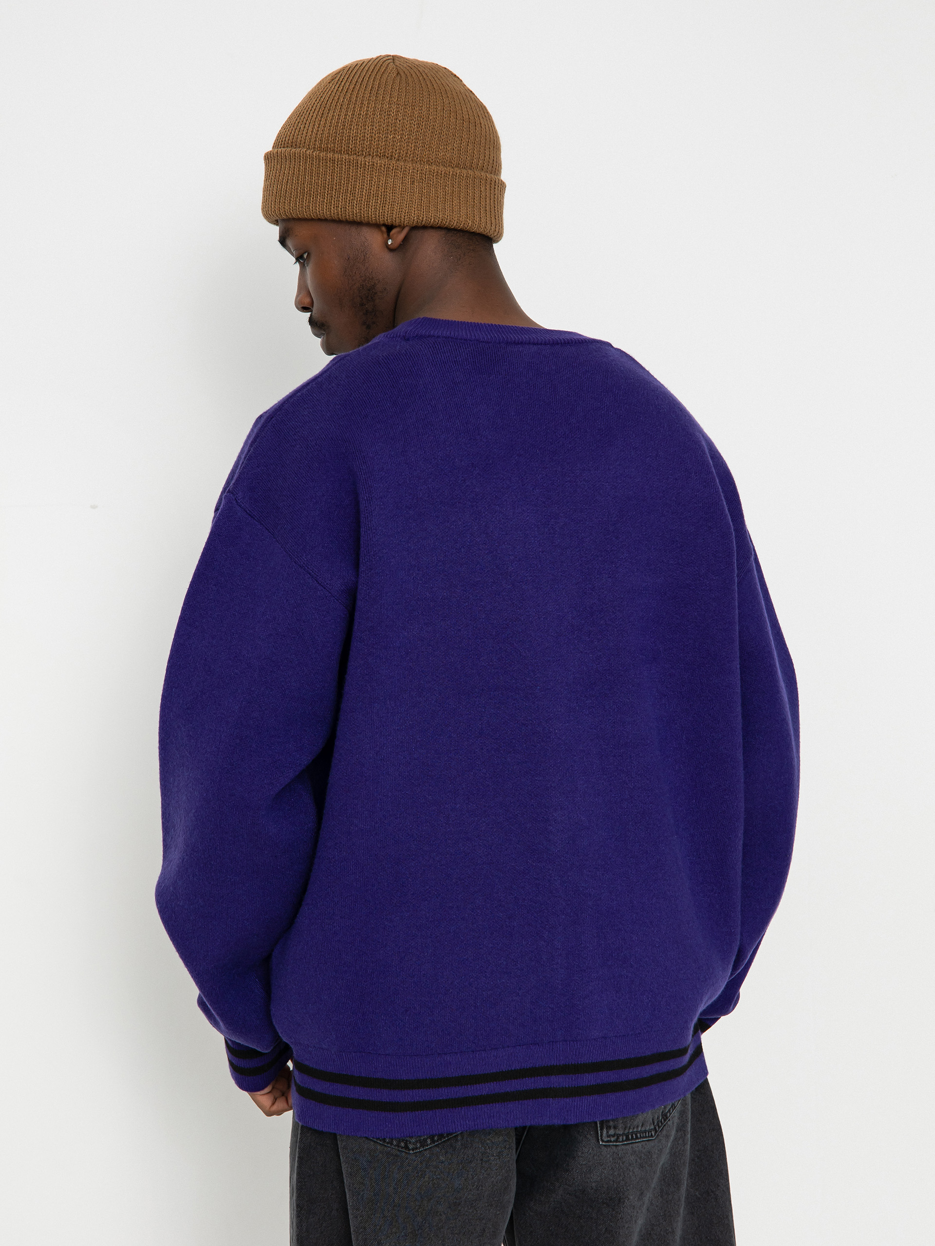 Svetr Carhartt WIP Onyx Cardigan (tyrian/black)