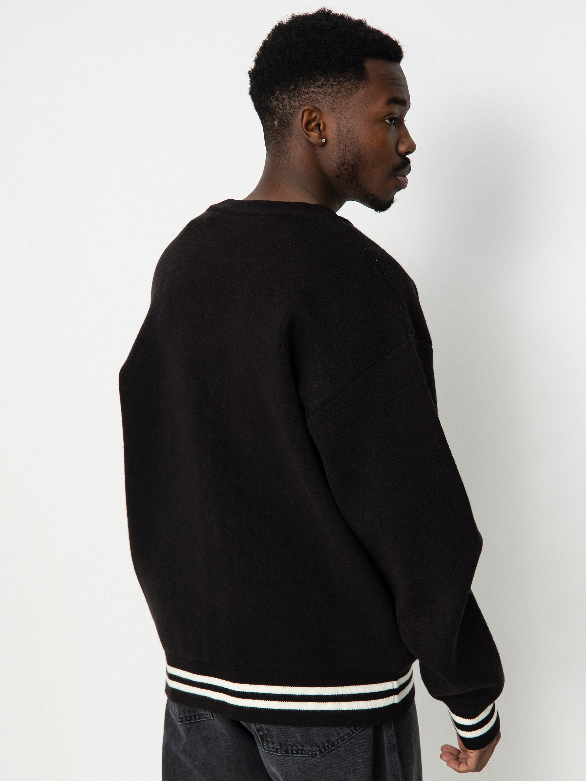 Svetr Carhartt WIP Onyx Cardigan (black/wax)