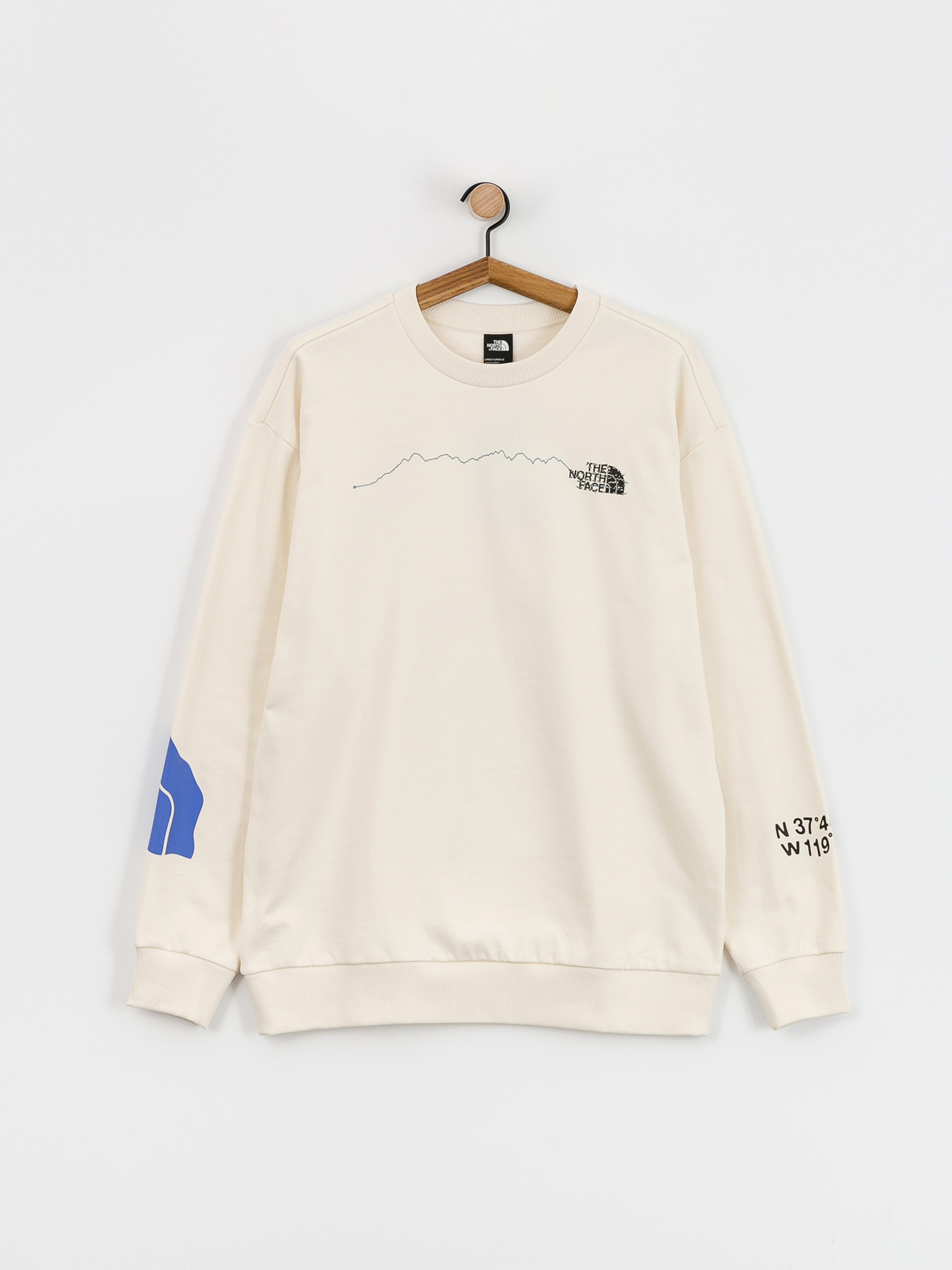 Mikina The North Face Nse Graphic Crew (white dune)
