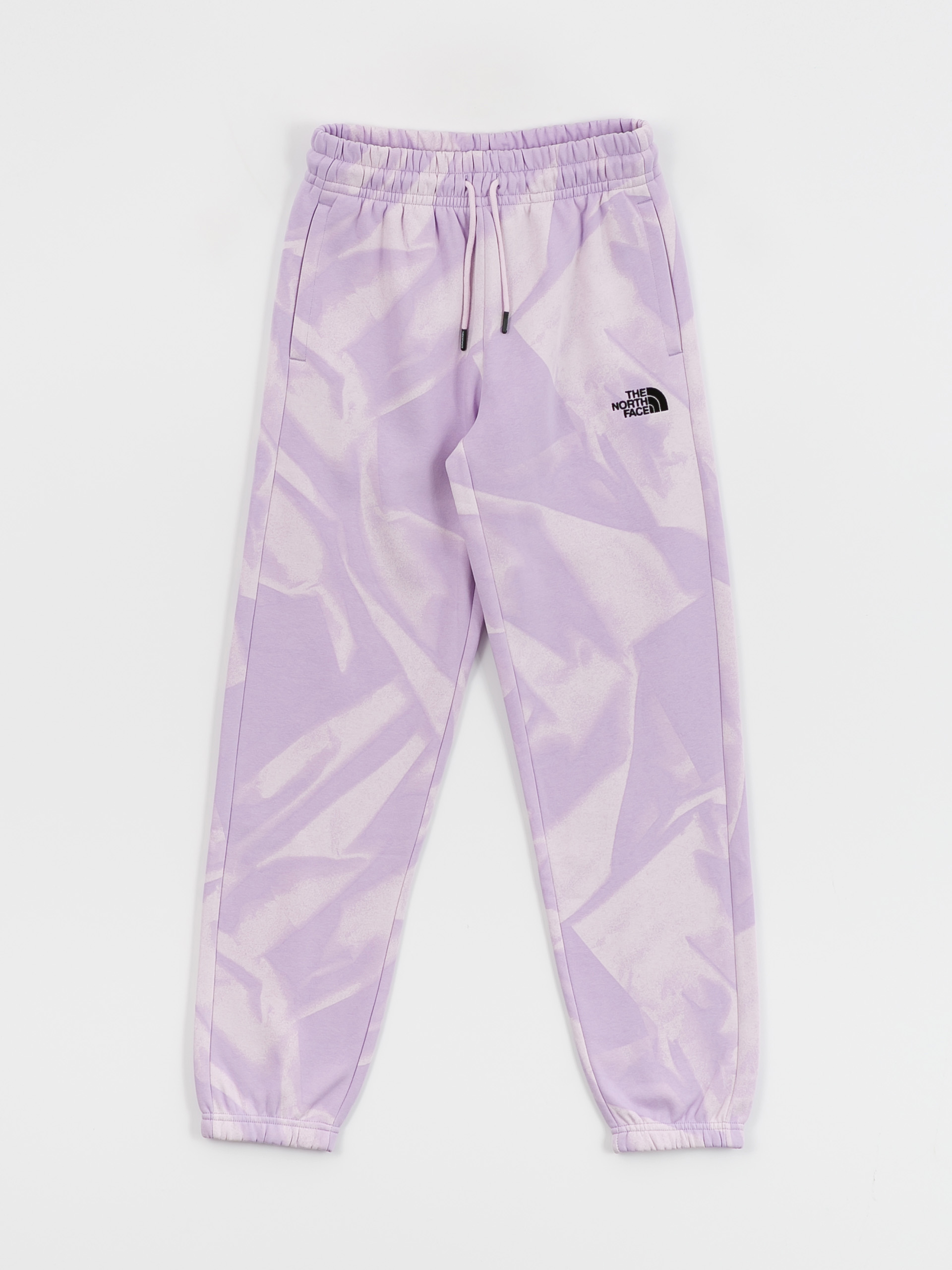 Kalhoty The North Face Essential Jogger Print Wmn (icy lilac garment fold)