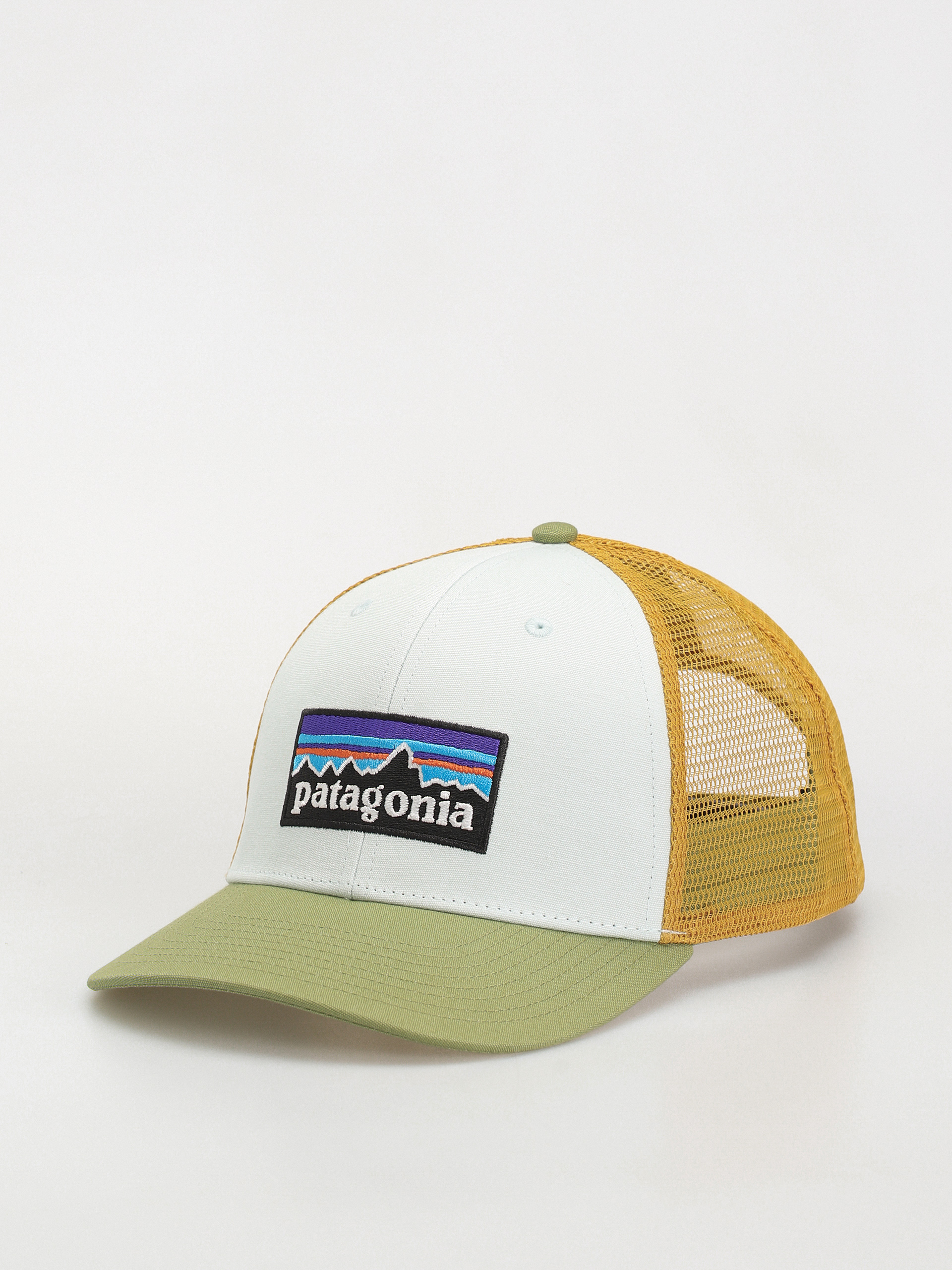 Kšiltovka  Patagonia P-6 Logo Trucker (wispy green)
