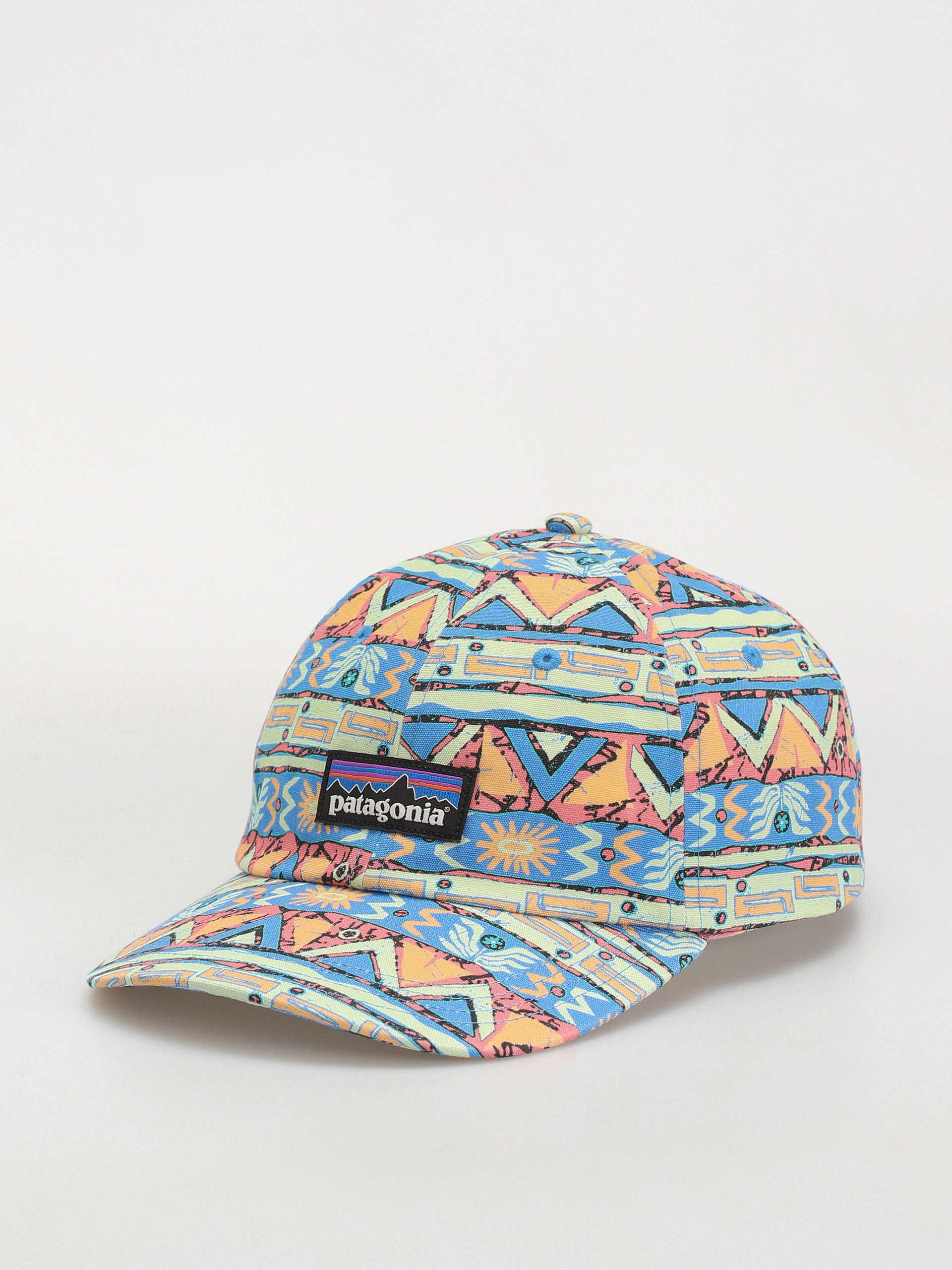 Kšiltovka  Patagonia P-6 Label Trad (high hopes geo small salamander green)