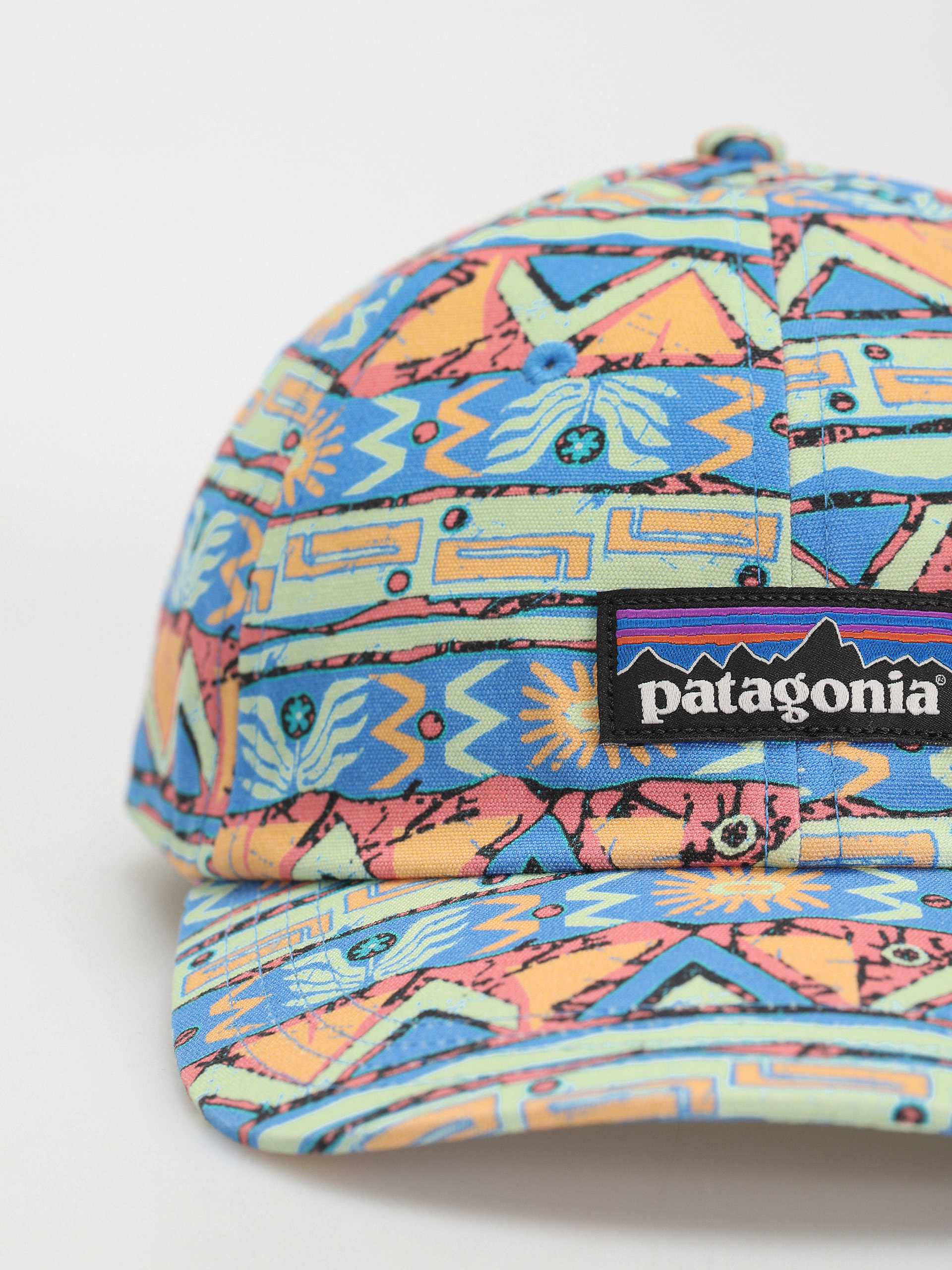 Kšiltovka  Patagonia P-6 Label Trad (high hopes geo small salamander green)