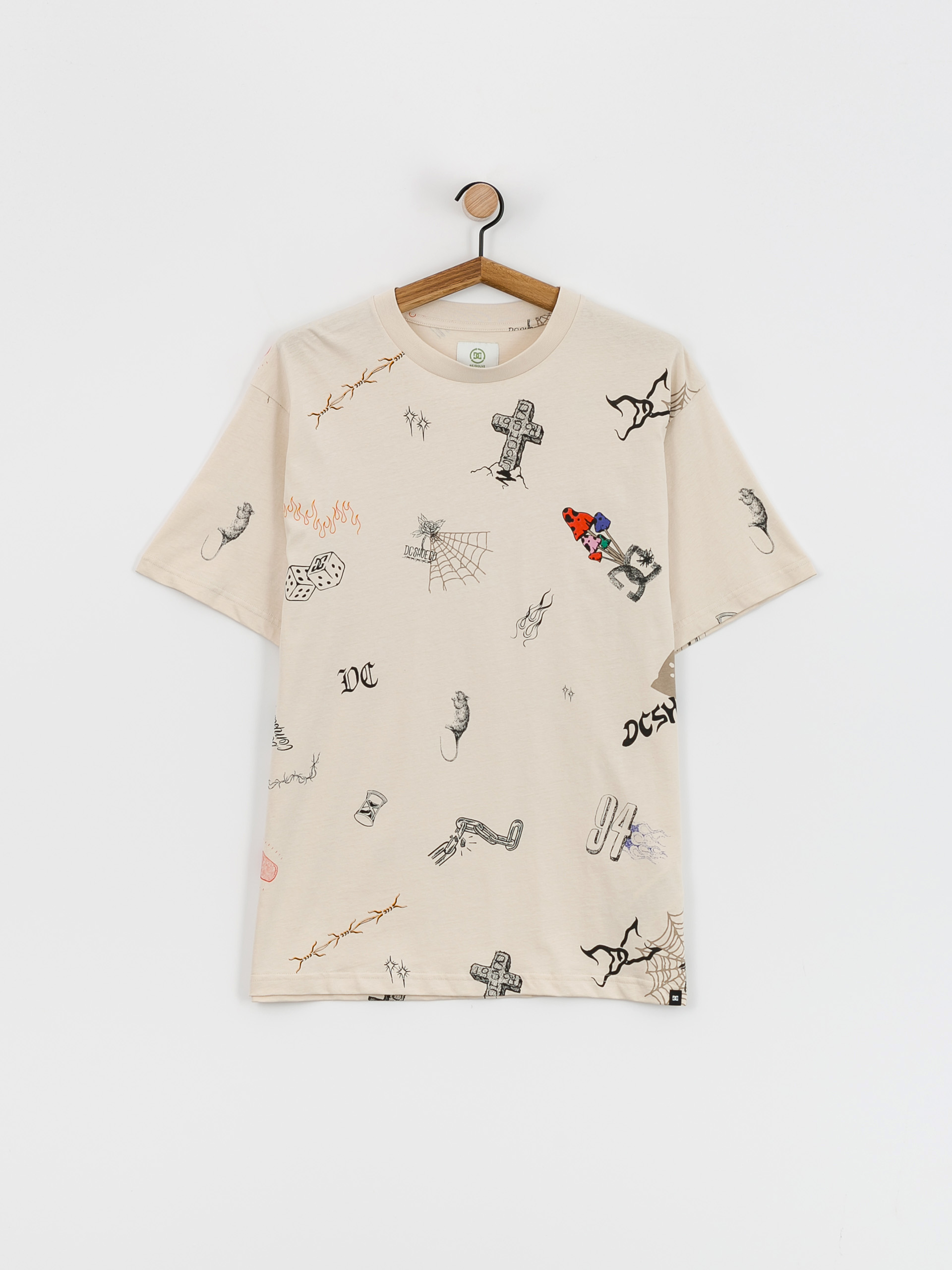 Tričko DC Scribble (birch scribble)