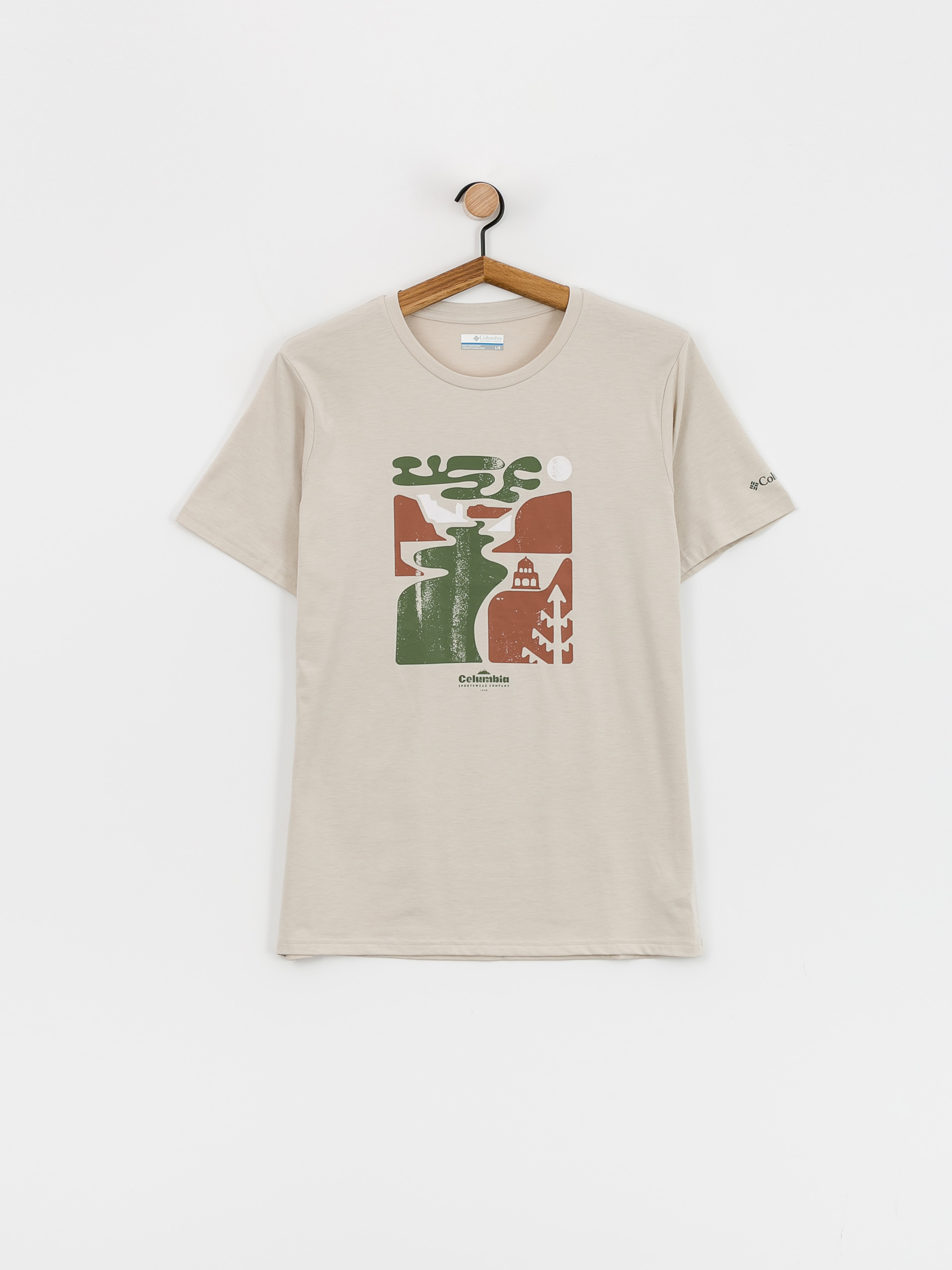 Tričko Columbia Sun Trek (dark stone/simple gorge)