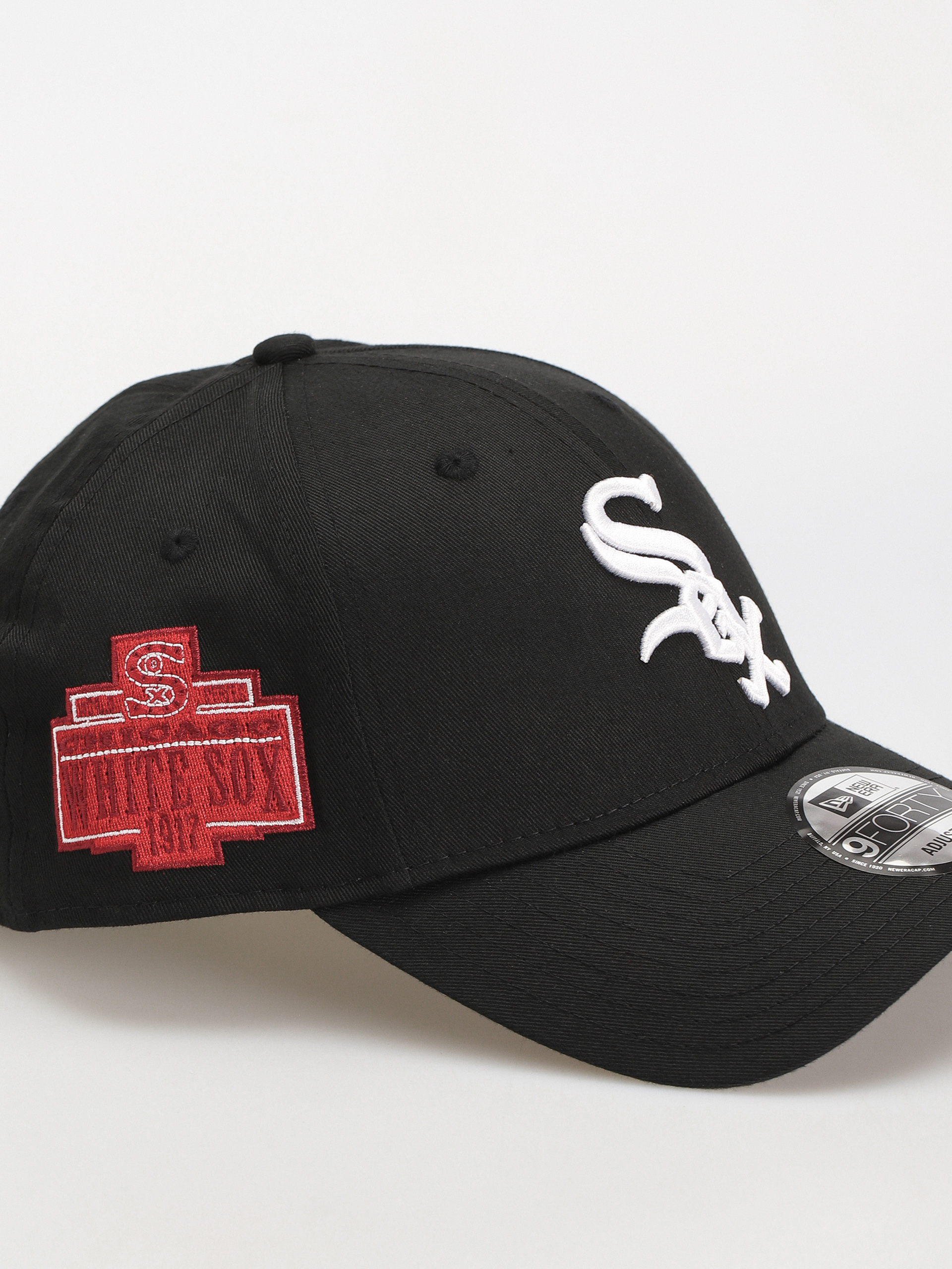 Kšiltovka  New Era Patch 9Forty Chicago White Sox (black)