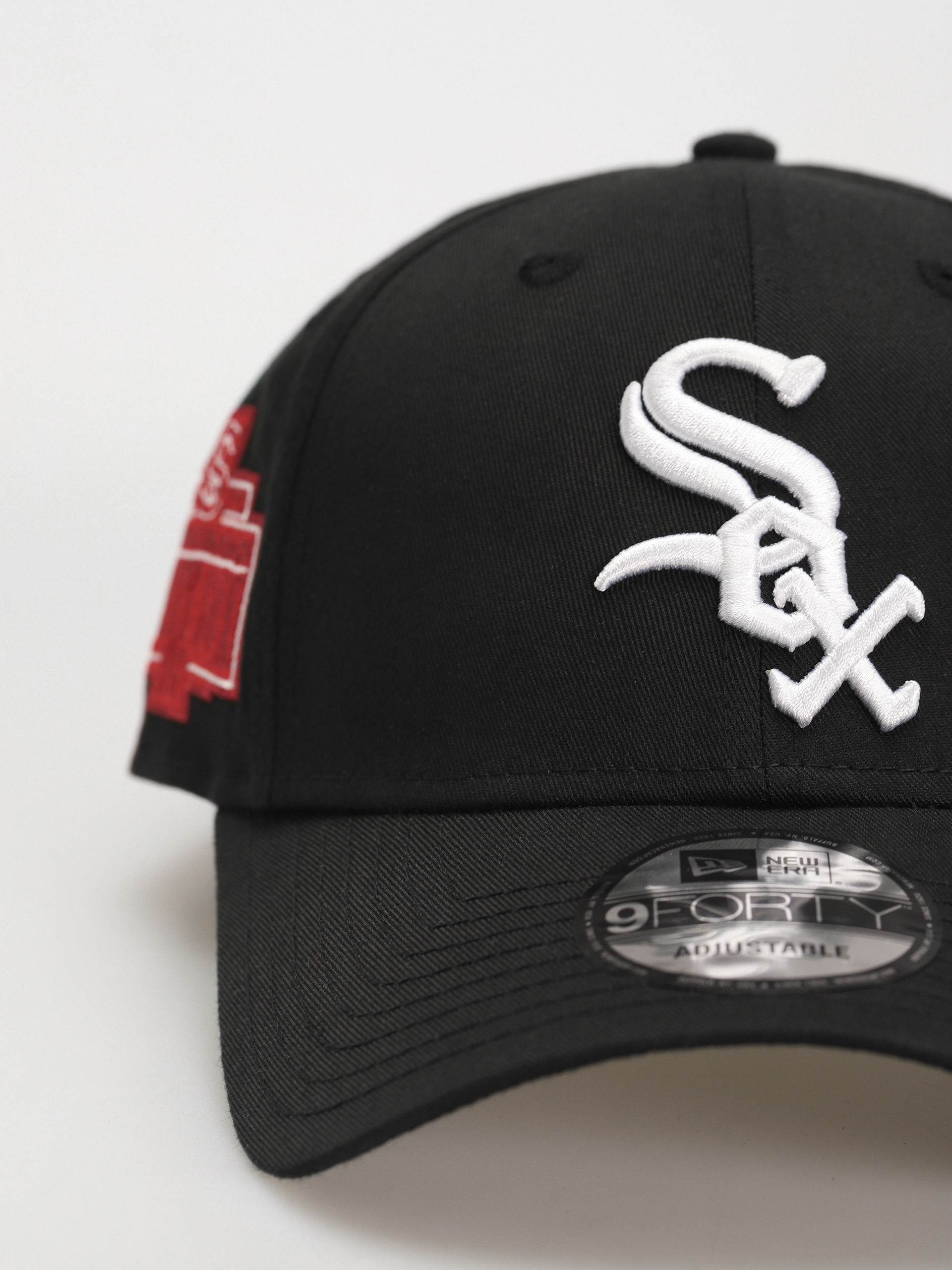Kšiltovka  New Era Patch 9Forty Chicago White Sox (black)