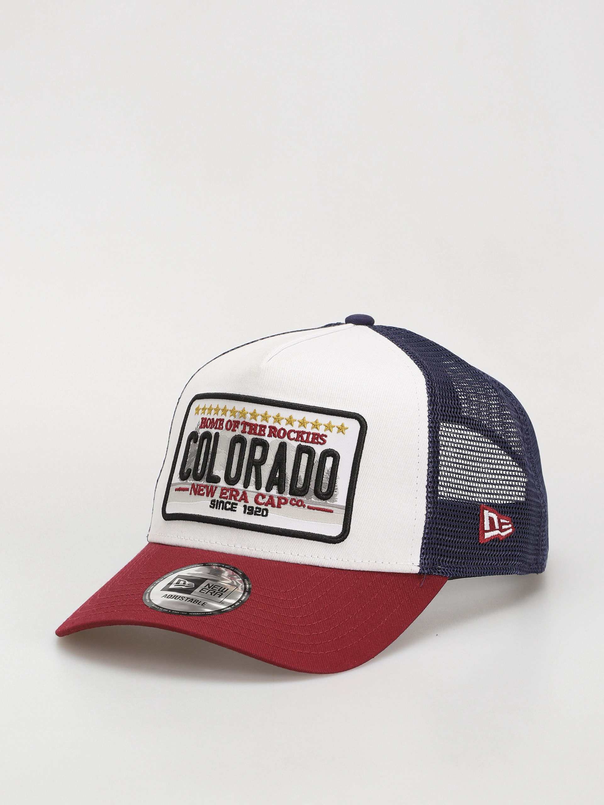 Kšiltovka  New Era Patch Trucker (cardinal/navy)