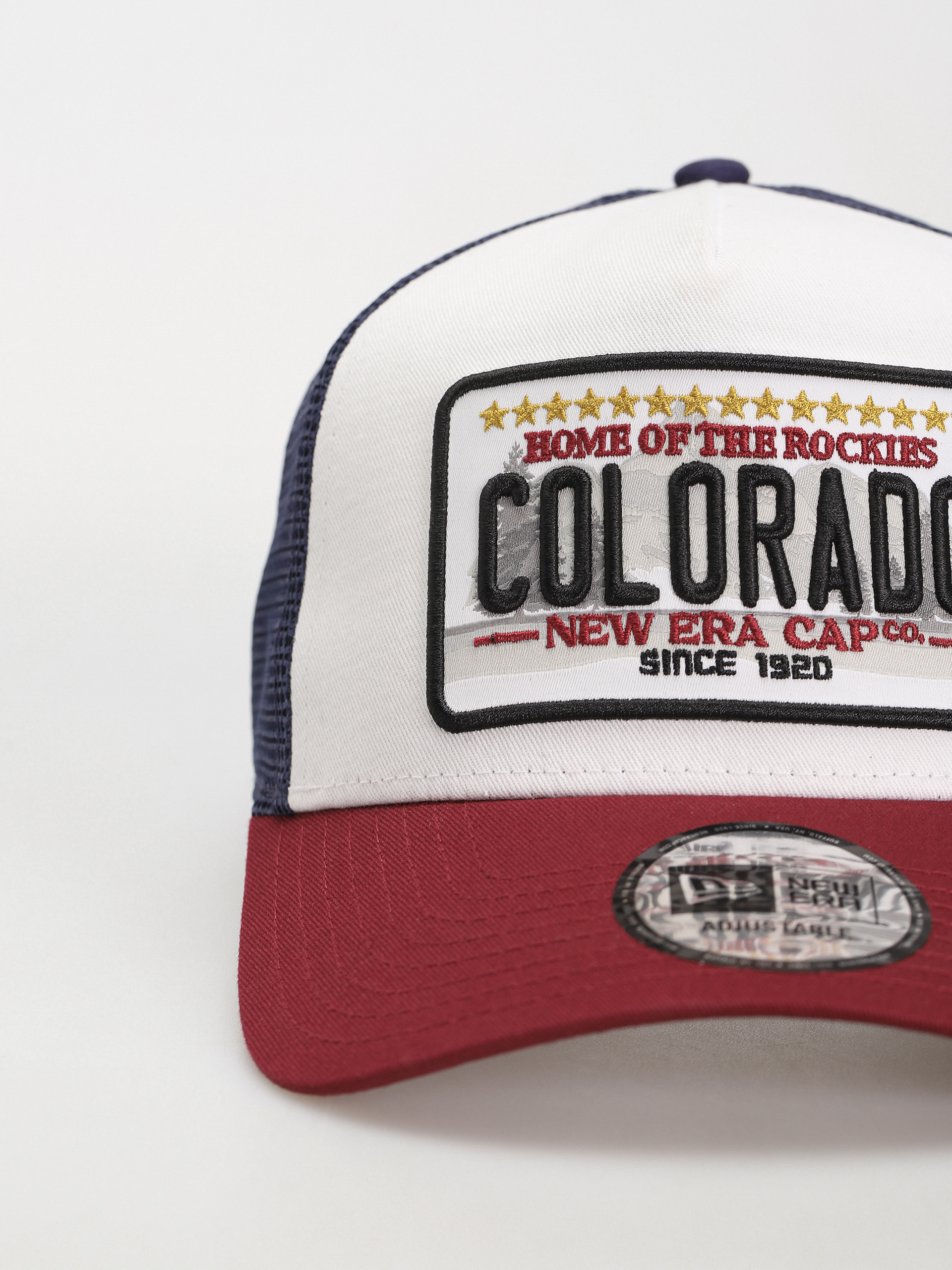 Kšiltovka  New Era Patch Trucker (cardinal/navy)