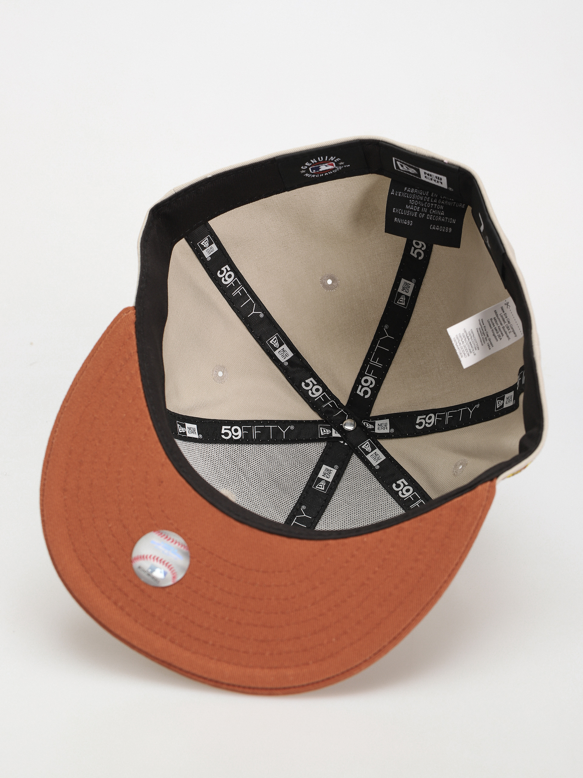 Kšiltovka  New Era Boucle 59Fifty Anaheim Angels (stone/brown)