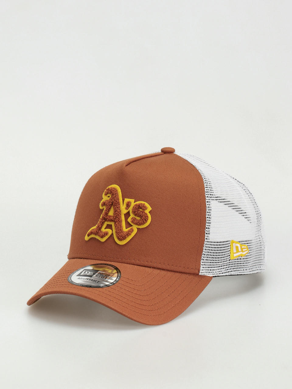 Kšiltovka  New Era Boucle Trucker Okland Atheltics (brown)