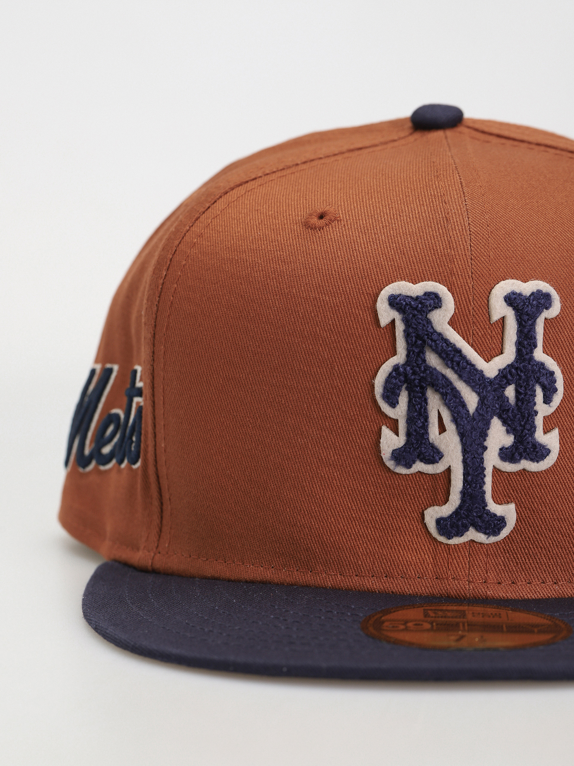 Kšiltovka  New Era Boucle 59Fifty New York Mets (brown/navy)