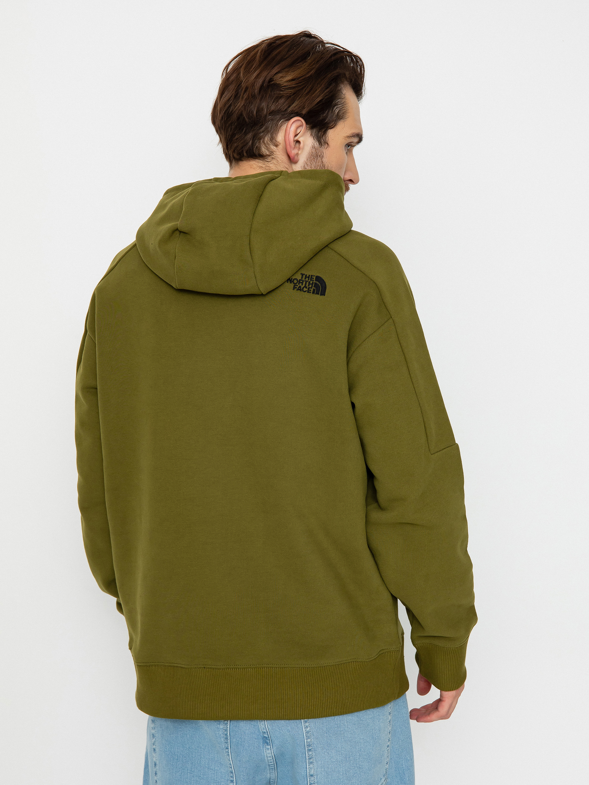 Mikina s kapucí The North Face The 489 HD (forest olive)