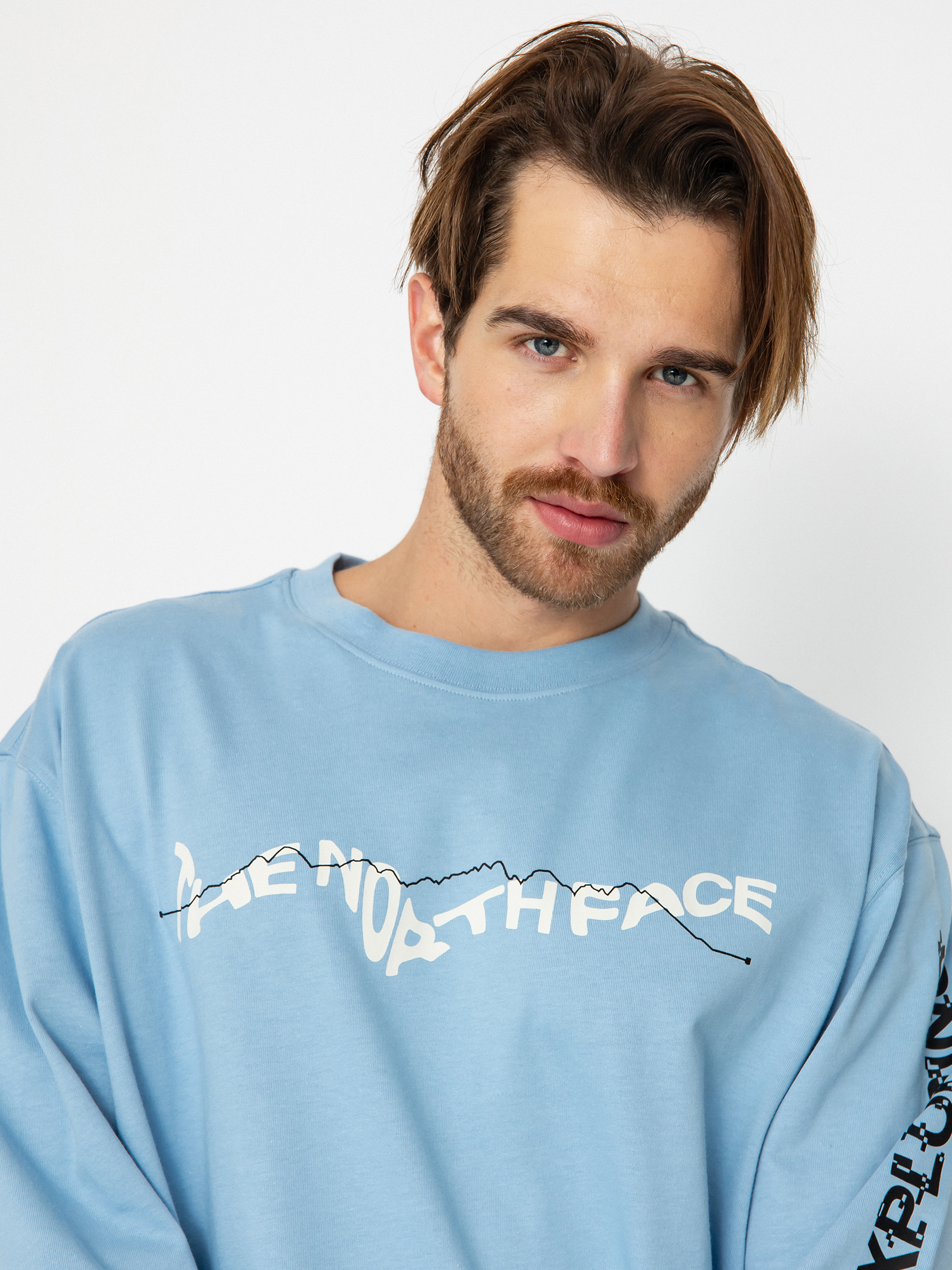 Triko The North Face Nse Graphic (steel blue)