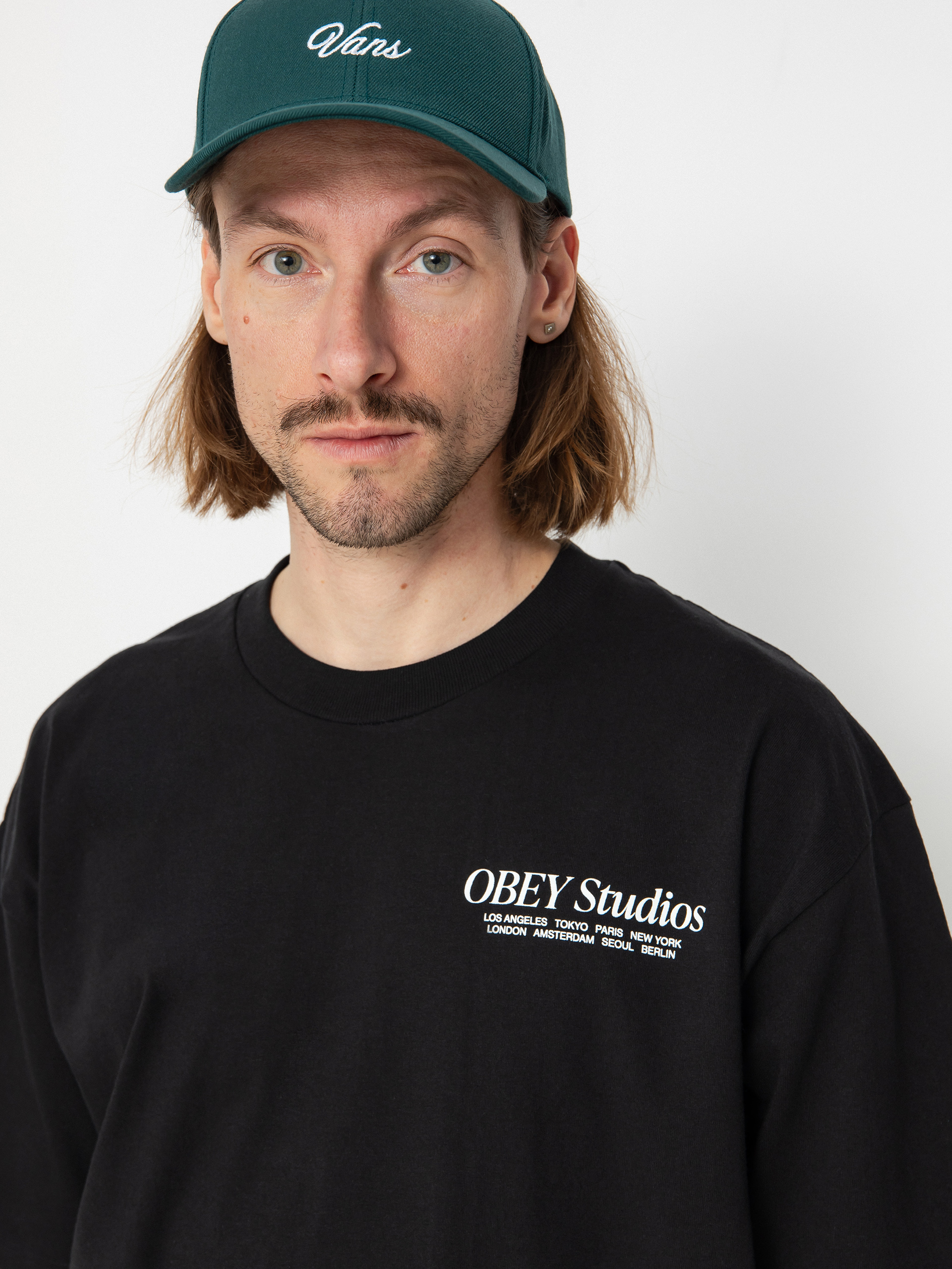 Tričko OBEY Studios (black)