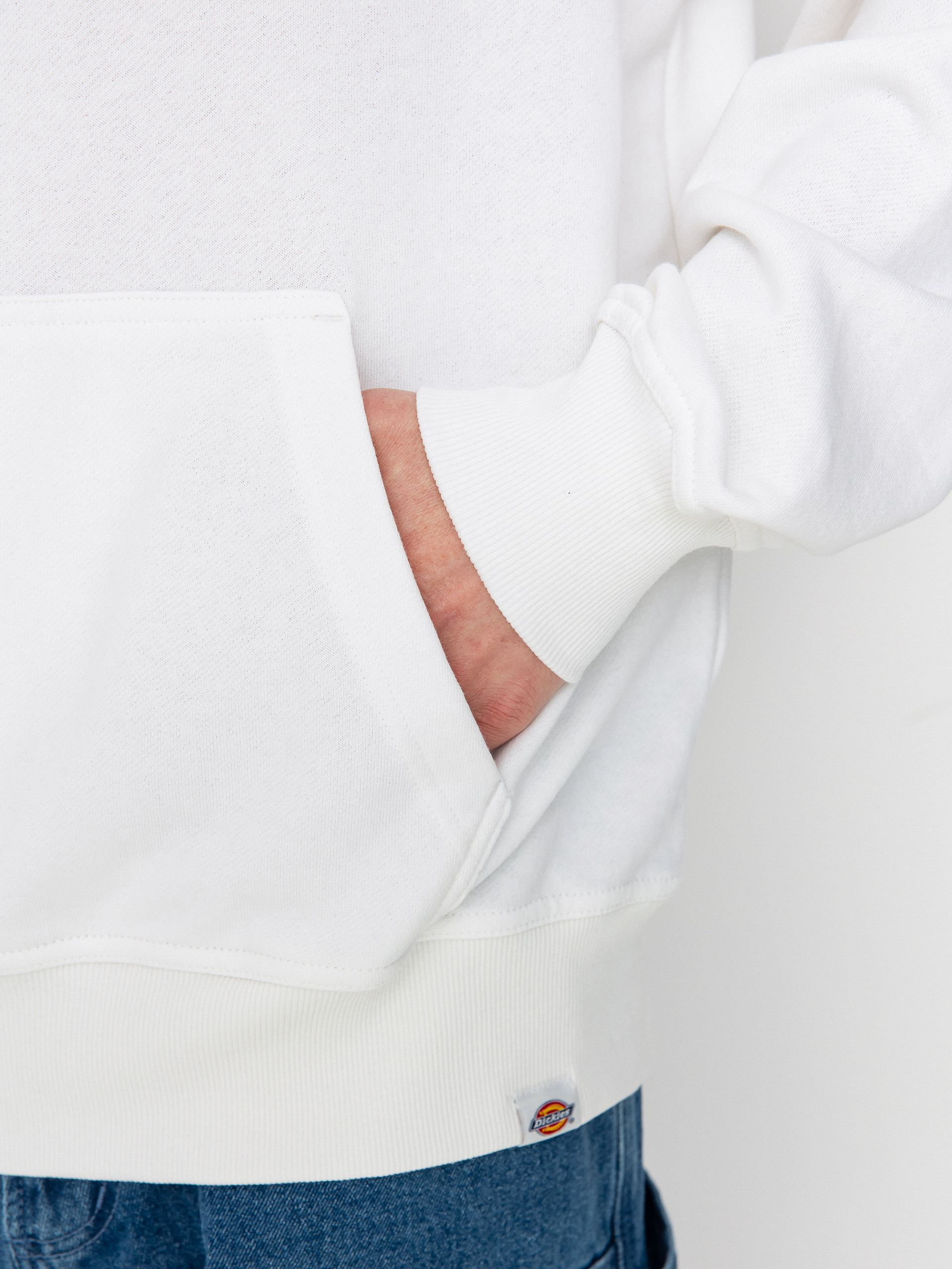 Mikina s kapucí Dickies Herndon HD (white)
