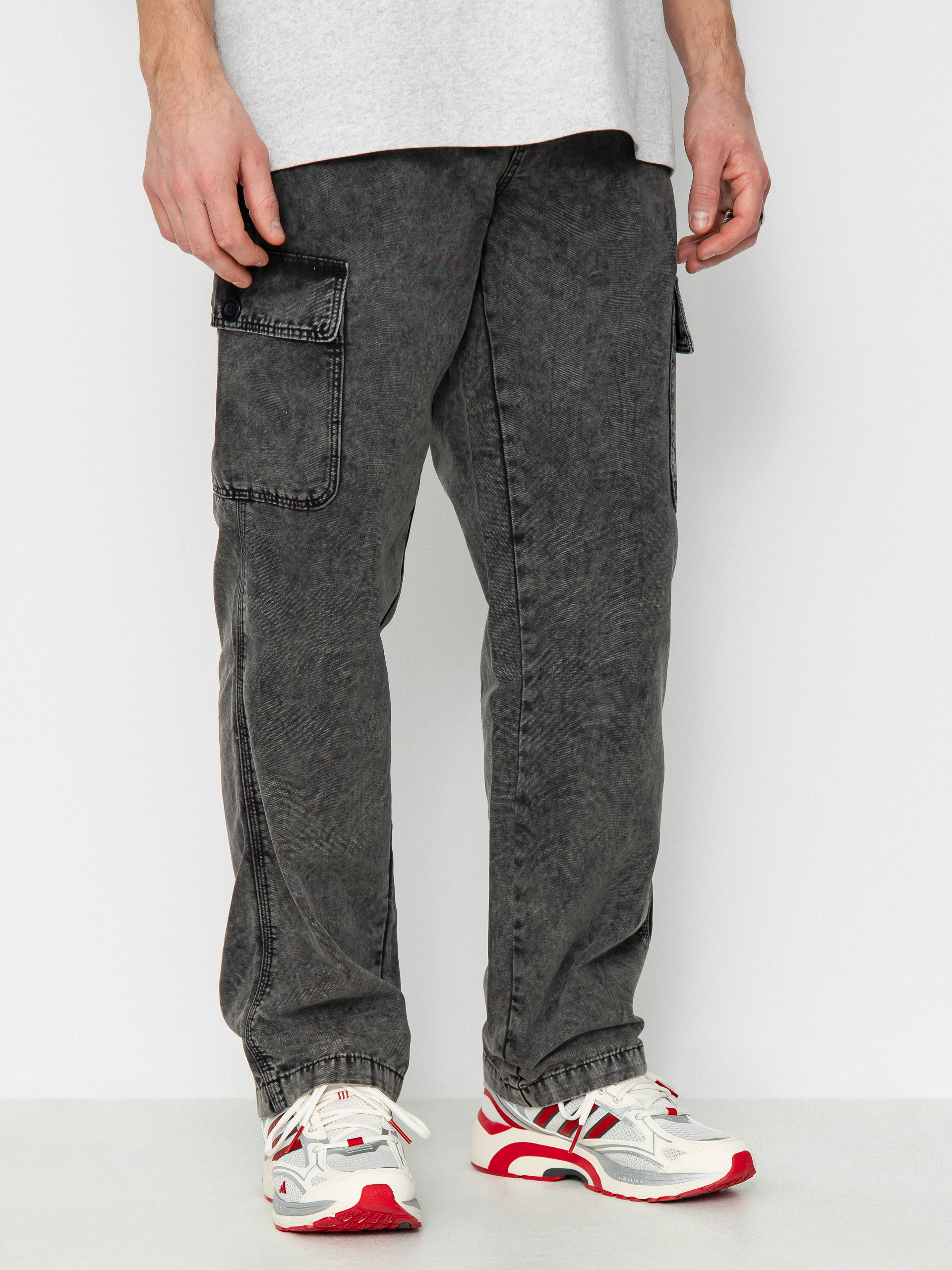 Kalhoty Dickies Newington (dble dye/acid wash black)