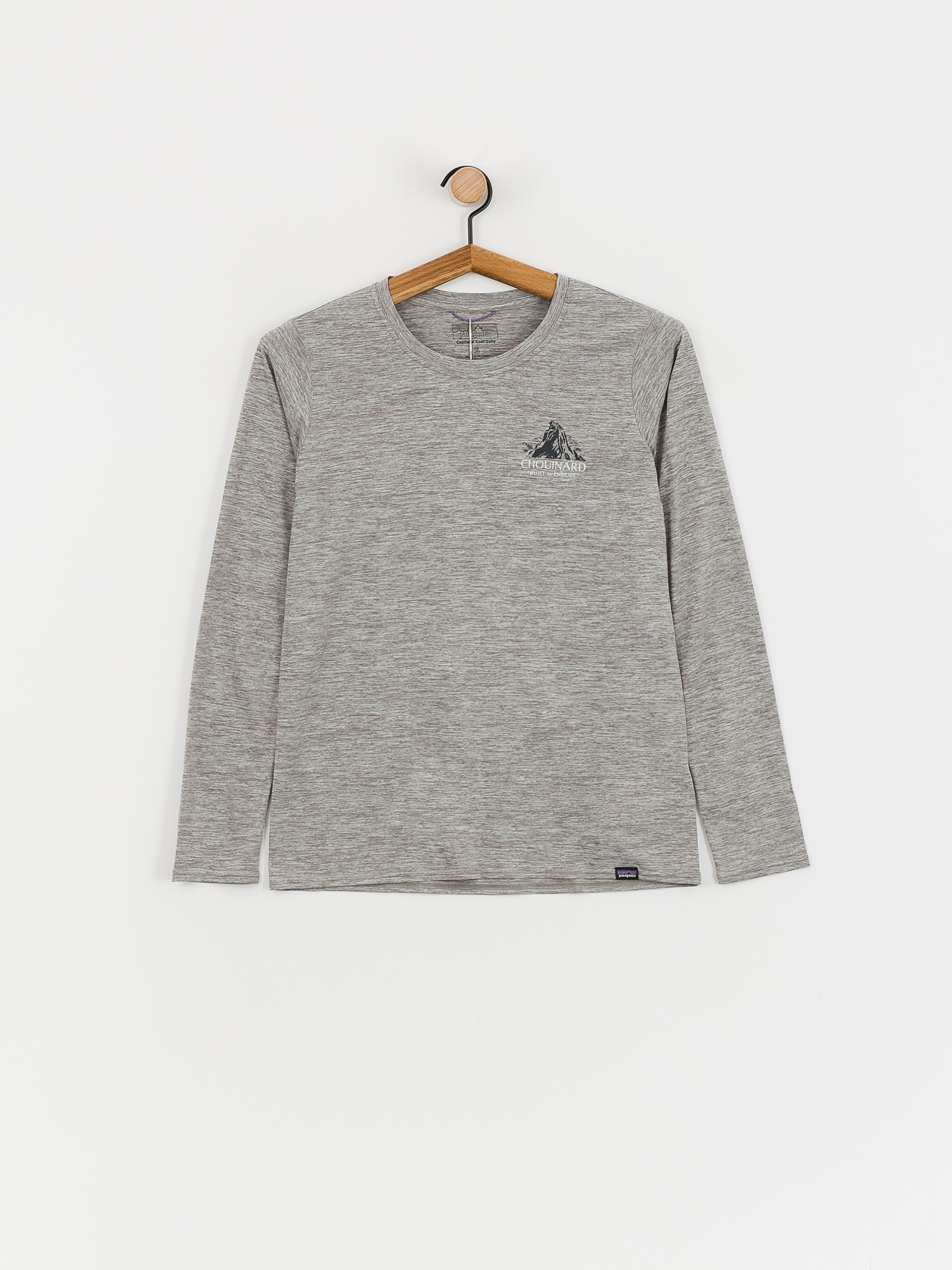 Triko Patagonia Cap Cool Daily Graphic Wmn (chouinard crest feather grey)