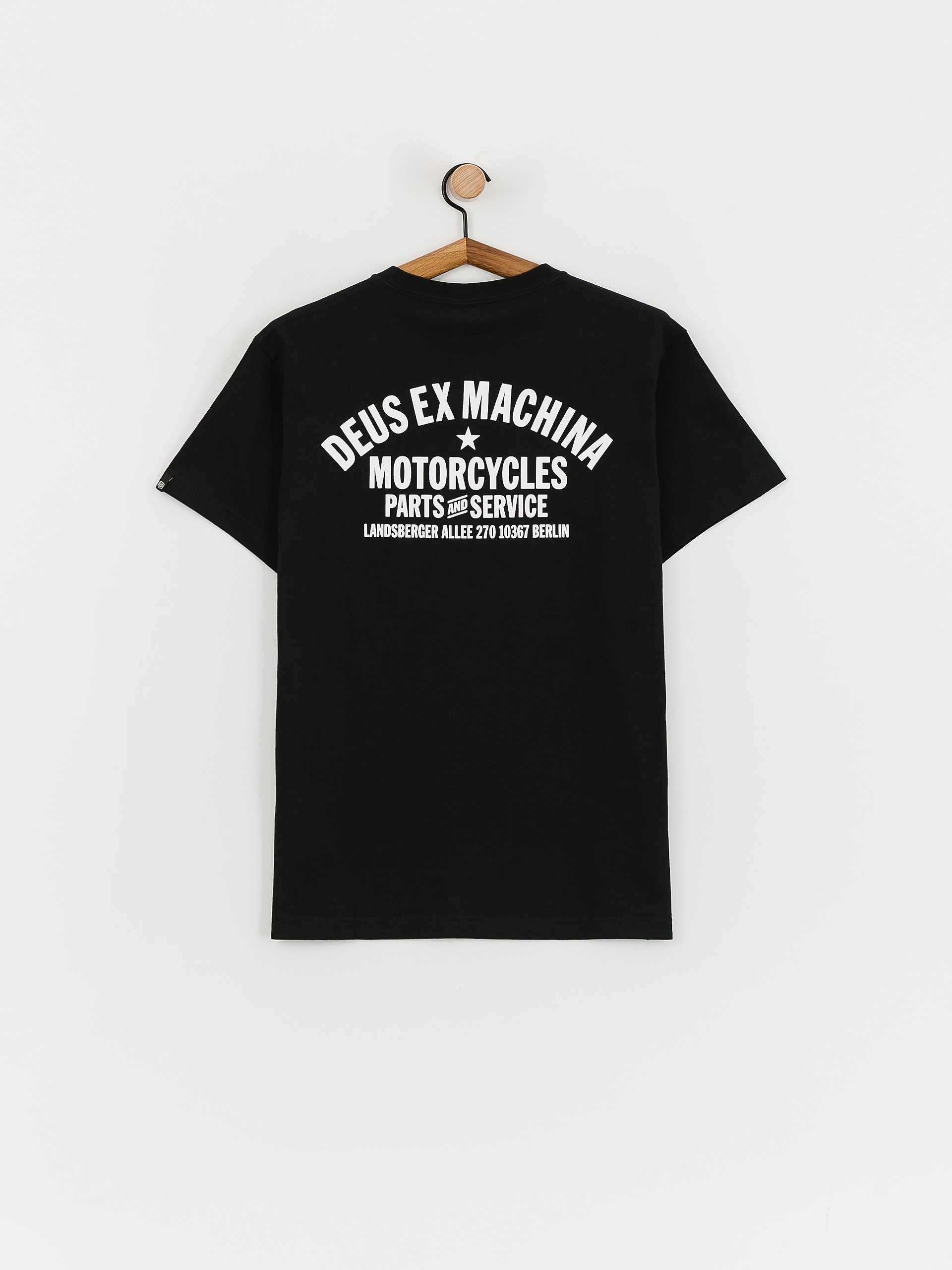 Tričko Deus Ex Machina Berlin Address (black)