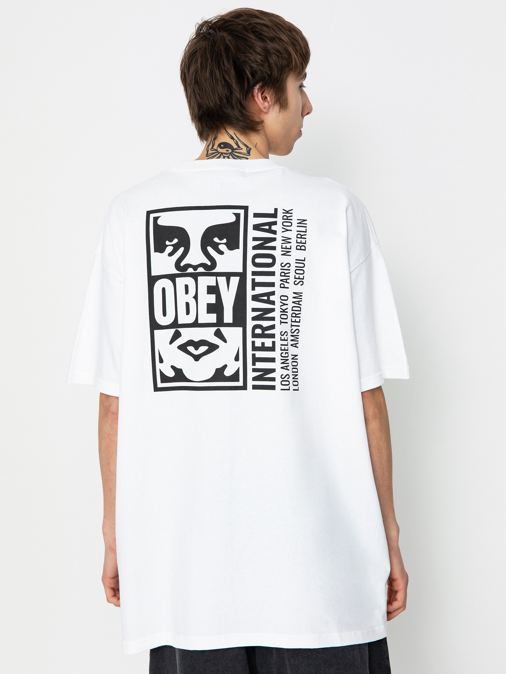 Tričko OBEY Icon Split (white)
