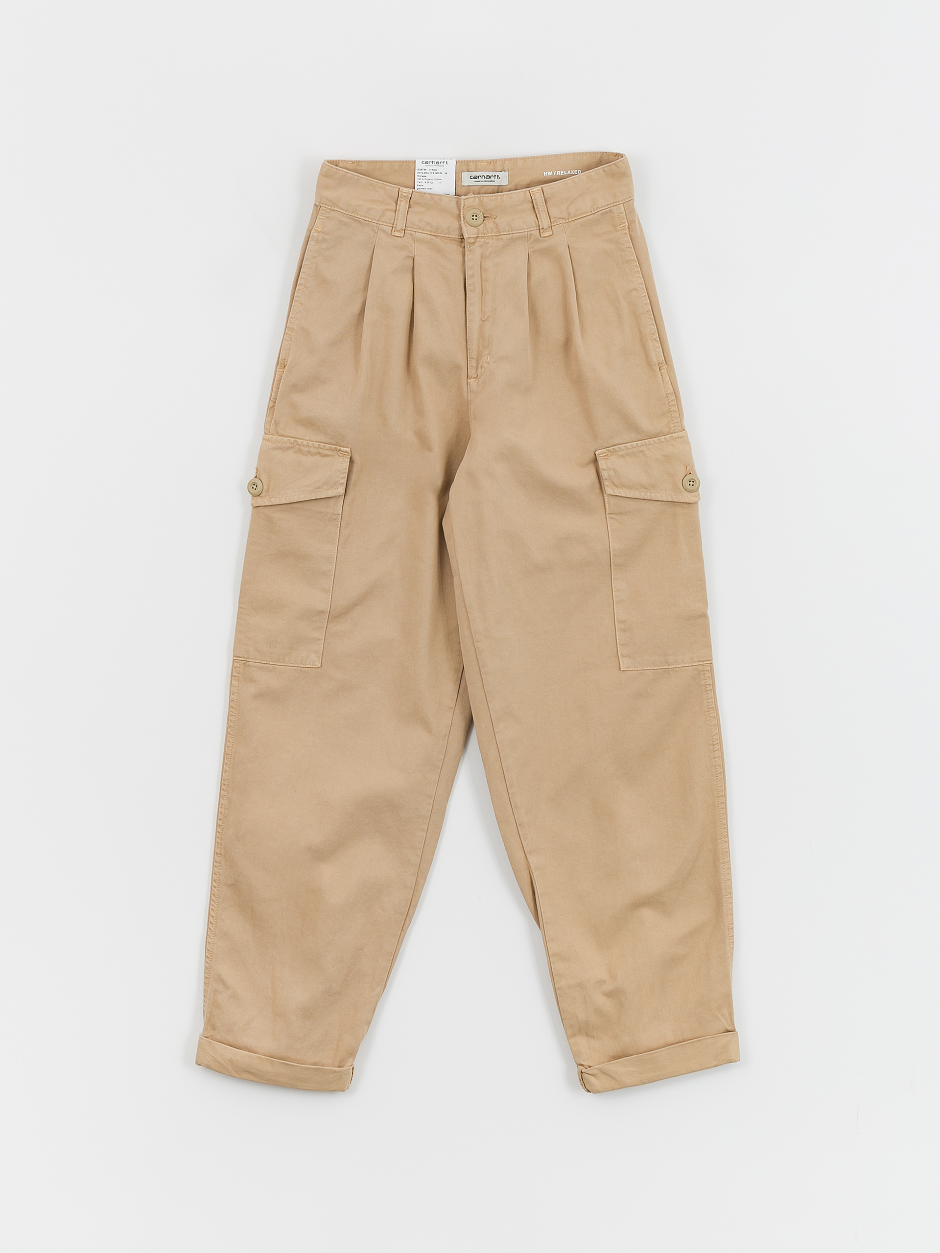 Kalhoty Carhartt WIP Collins Wmn (sable)