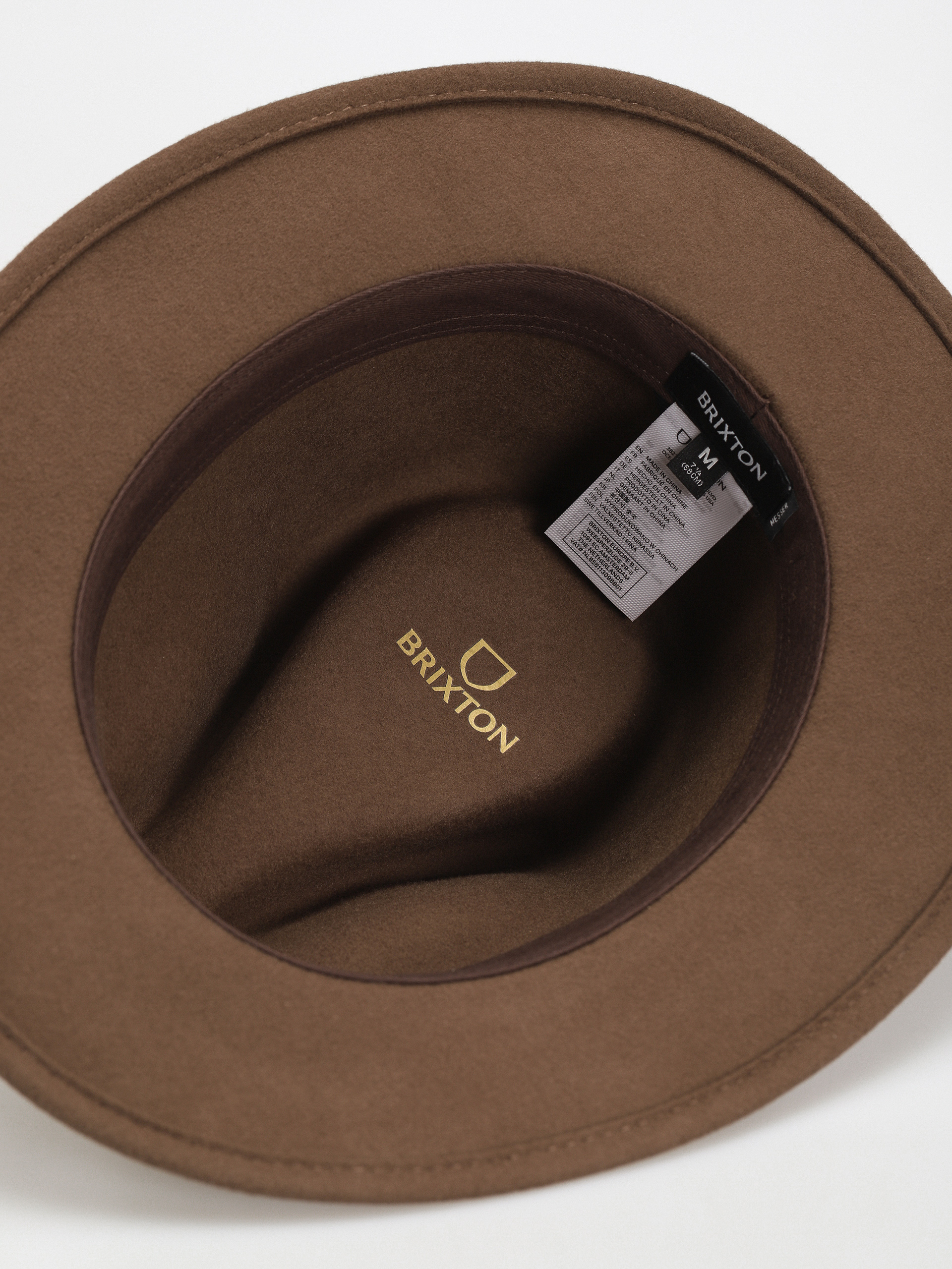Klobouk Brixton Messer Packable Fedora (dark earth)