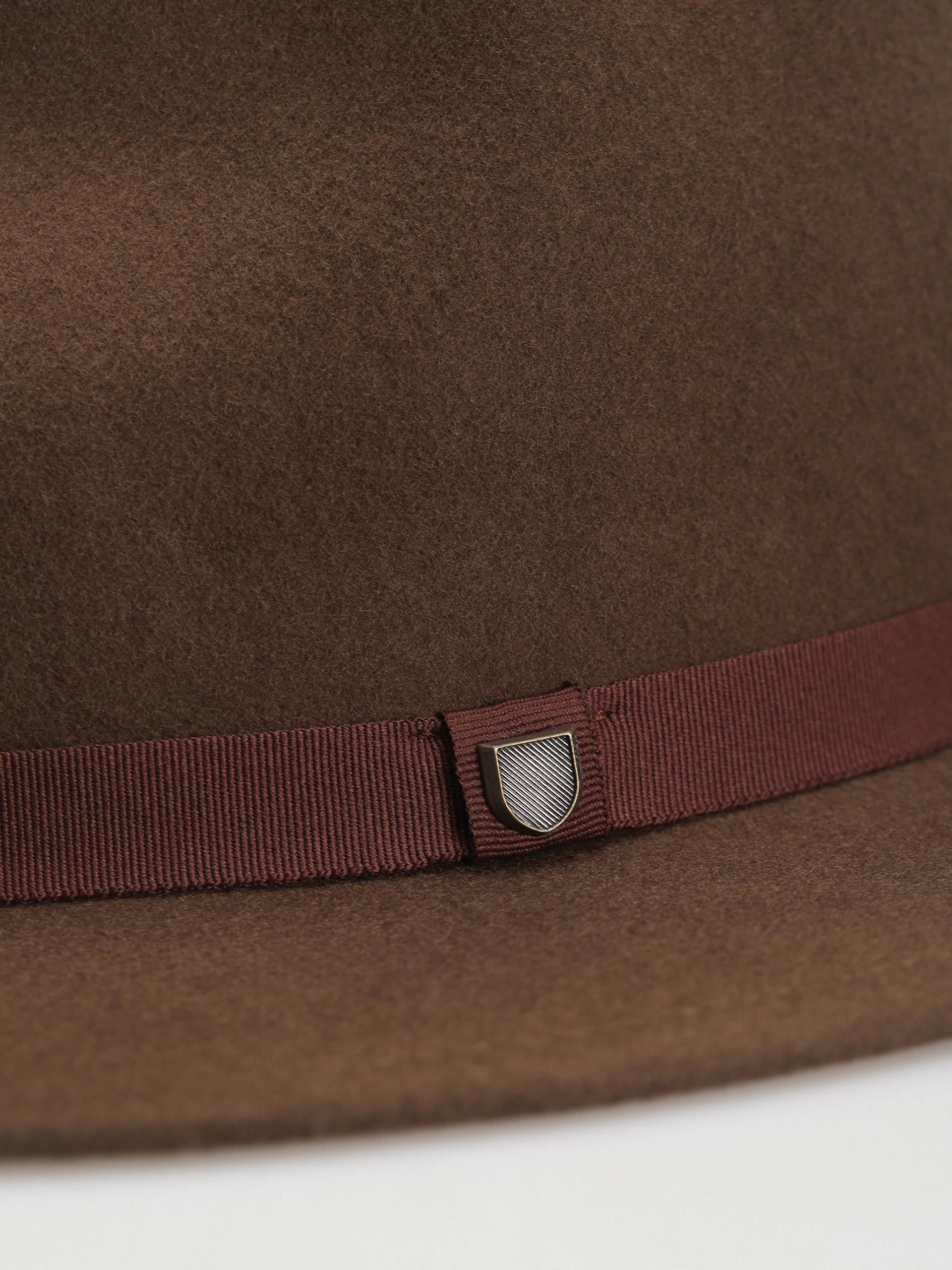 Klobouk Brixton Messer Packable Fedora (dark earth)