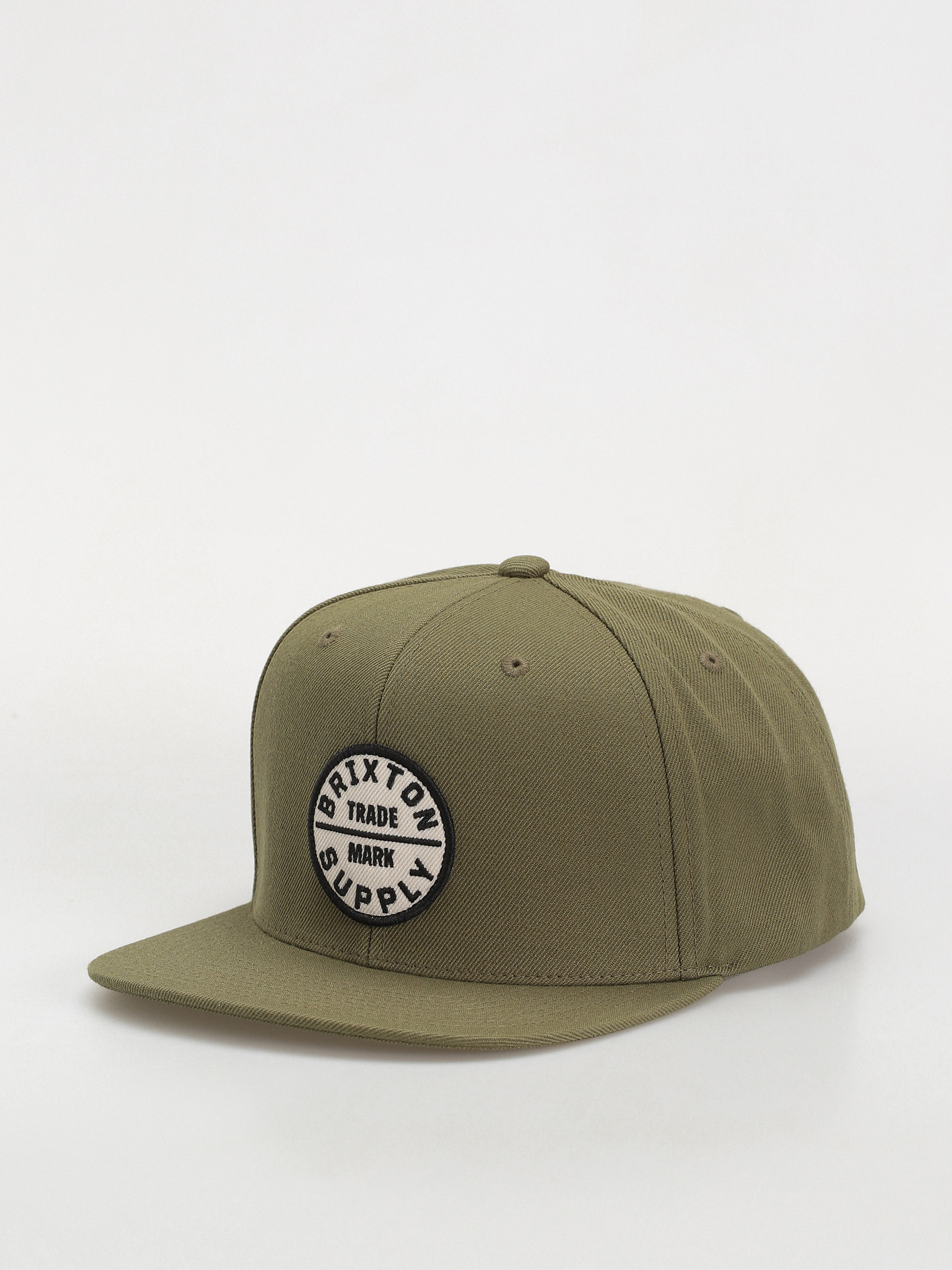 Kšiltovka  Brixton Oath III Snapback (olive surplus/whitecap)