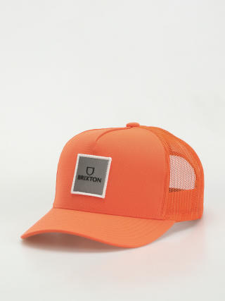 Kšiltovka  Brixton Alpha Block X C Mp Mesh Cap (orange/orange)