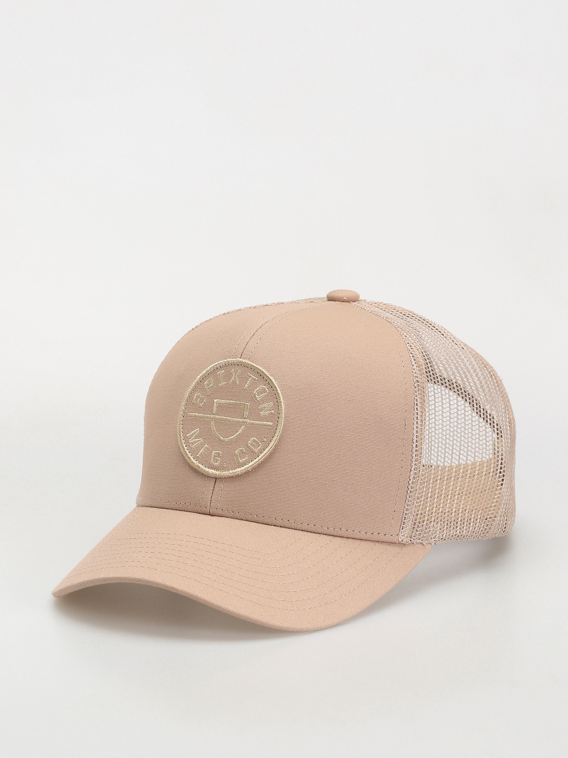 Kšiltovka  Brixton Crest X Mp Mesh Cap (oat milk/oat milk)