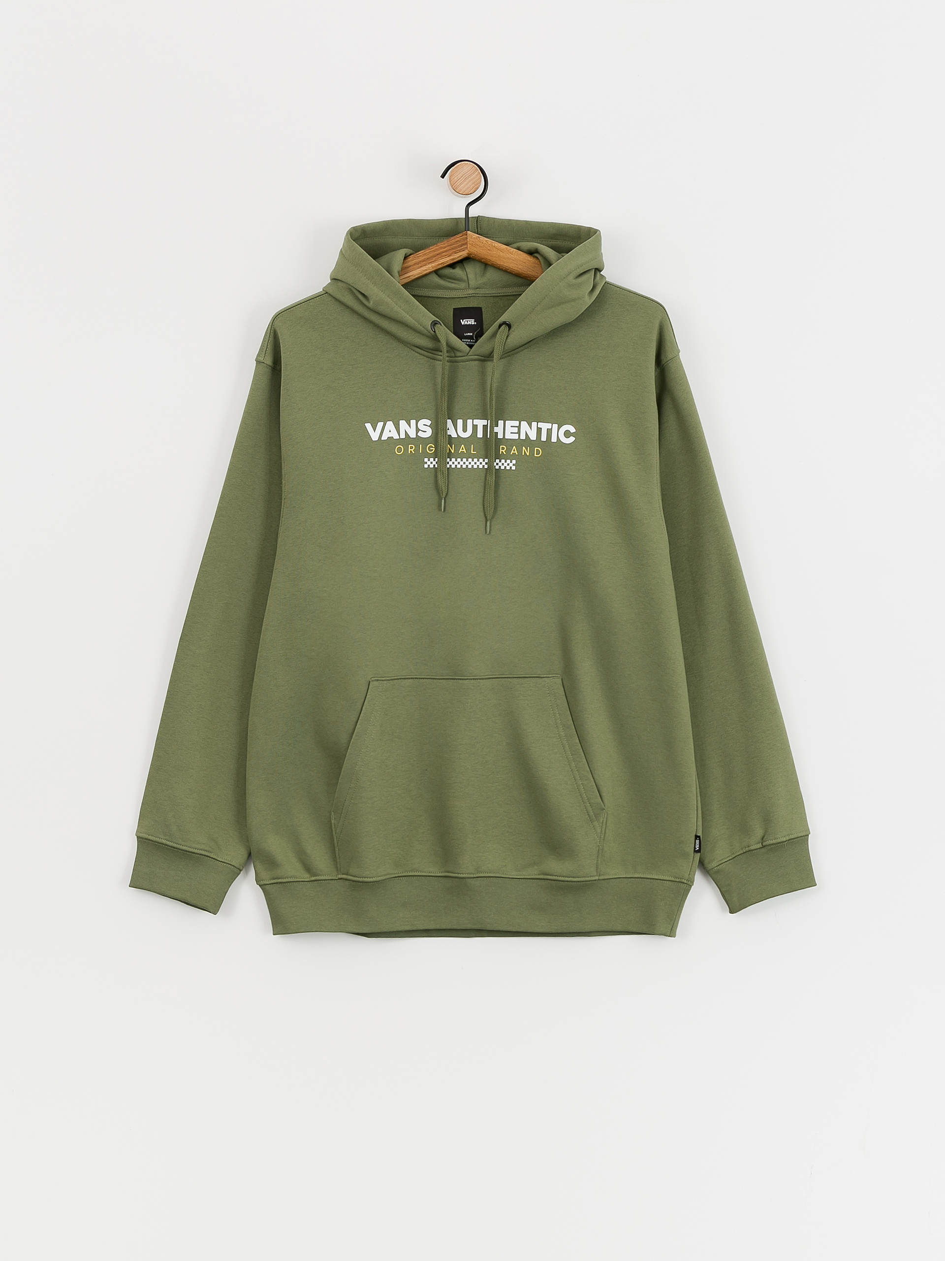 Mikina s kapucí Vans Vans Sport Loose Fit Fleece HD (olivine)