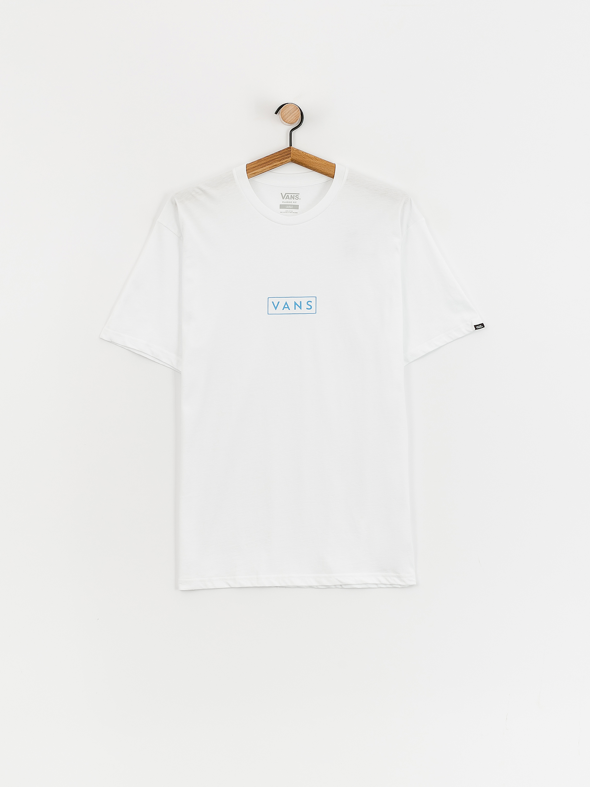 Tričko Vans Classic Easy Box (white/malibu blue)