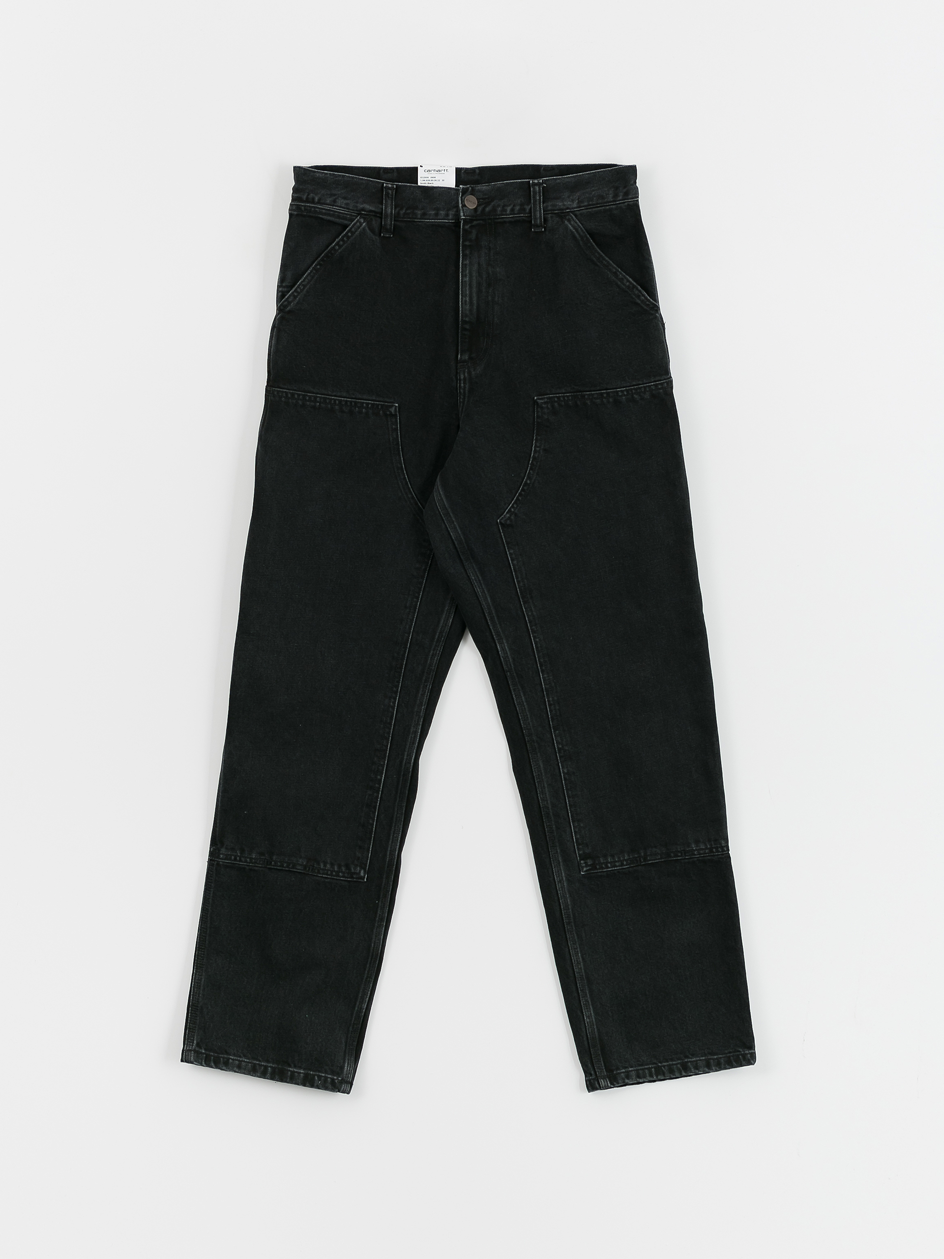 Kalhoty Carhartt WIP Double Knee (black)