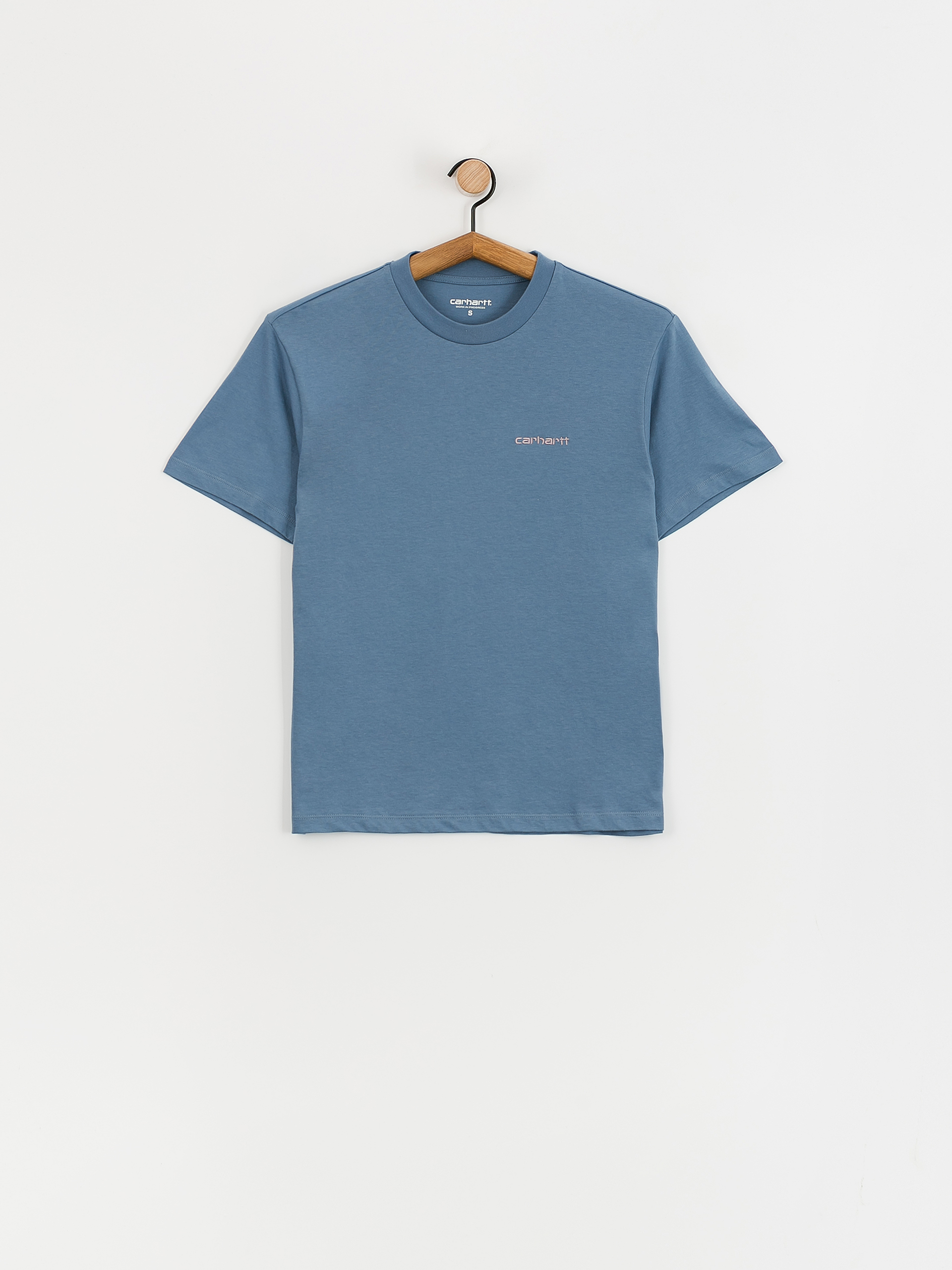 Tričko Carhartt WIP Script Embroidery Wmn (sorrent/glassy pink)