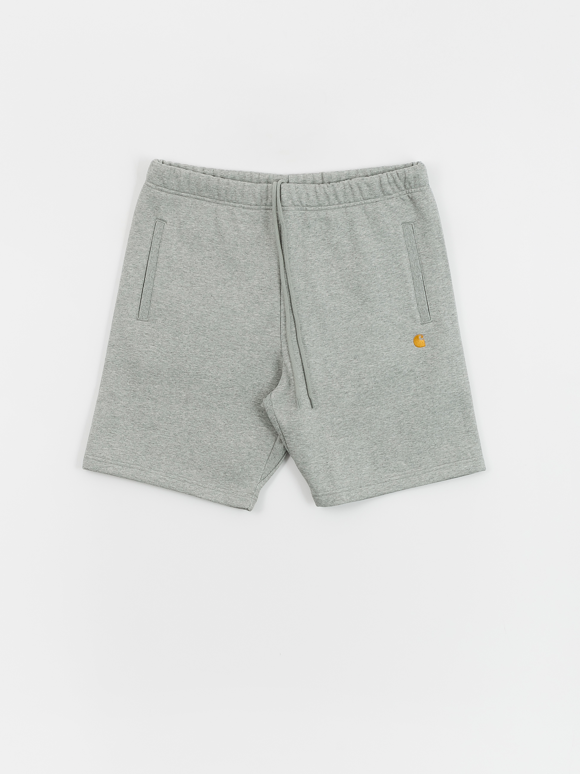 Kraťasy Carhartt WIP Chase (grey heather/gold)