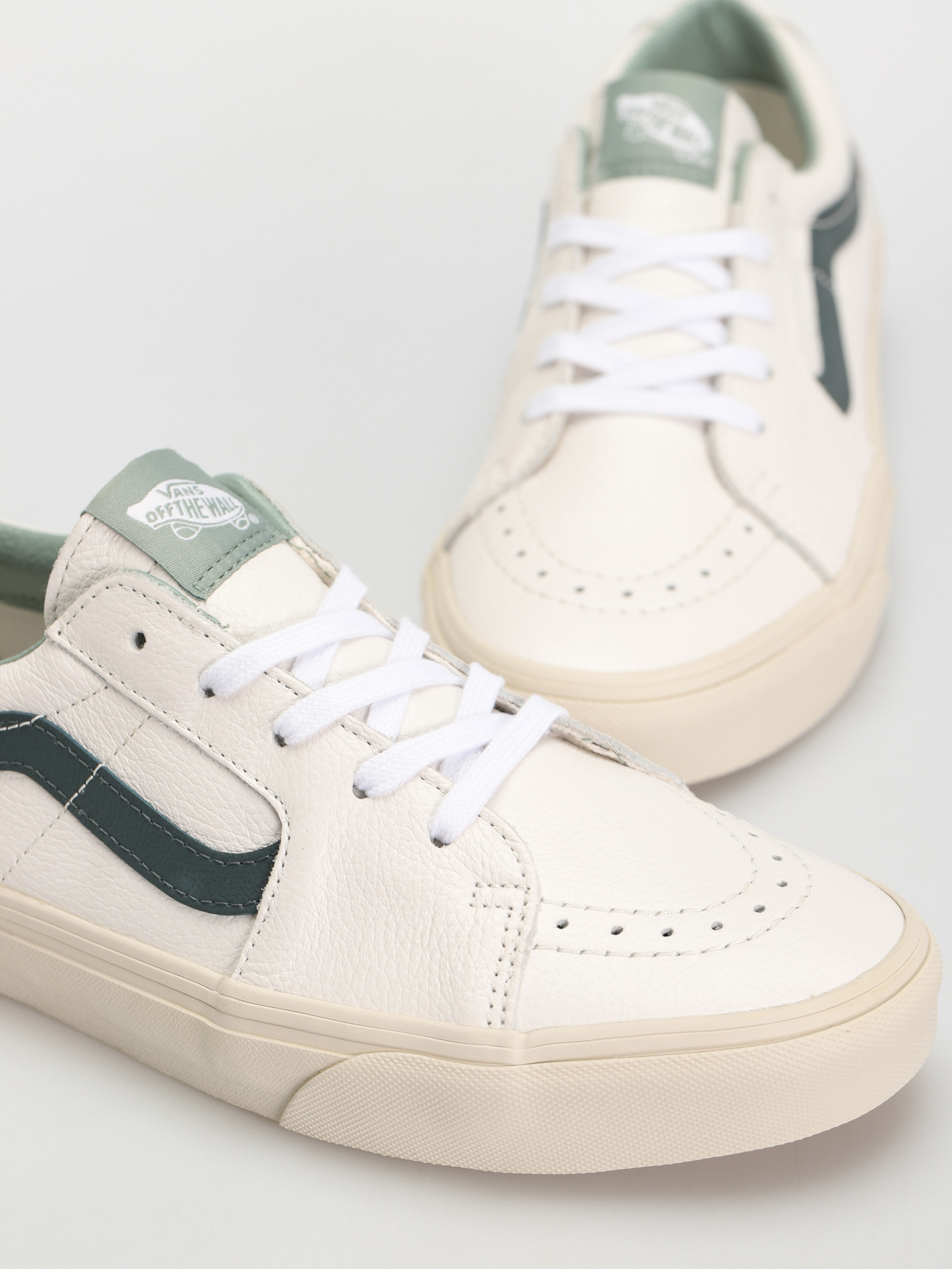 Boty Vans Sk8 Low (premium leather green gables)