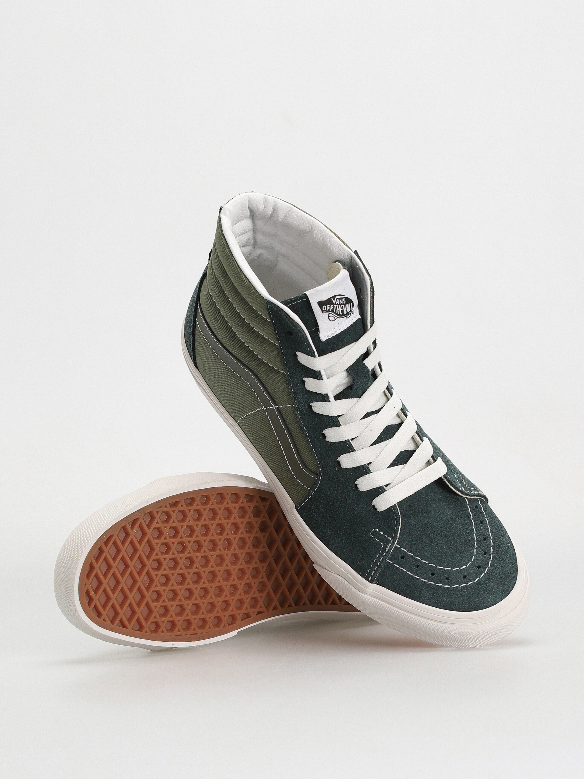 Boty Vans Sk8 Hi (tri-tone green)
