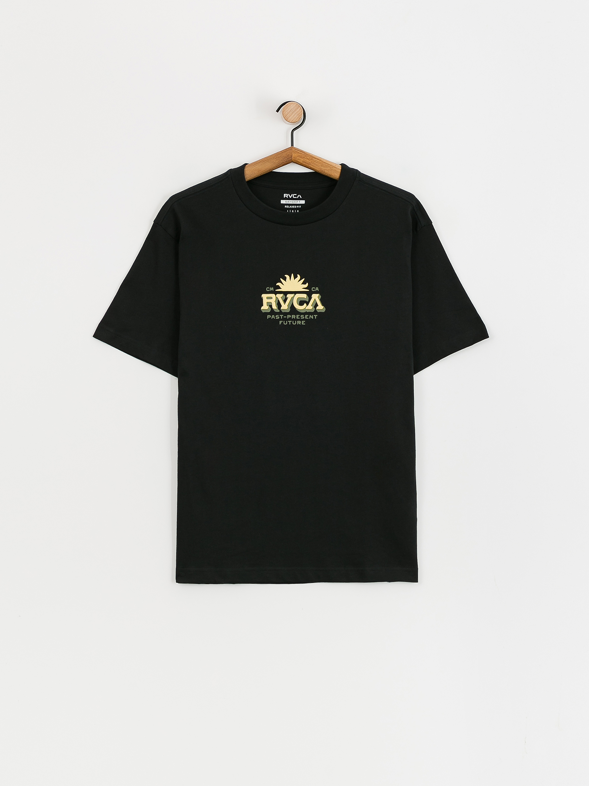 Tričko RVCA Type Set (black)