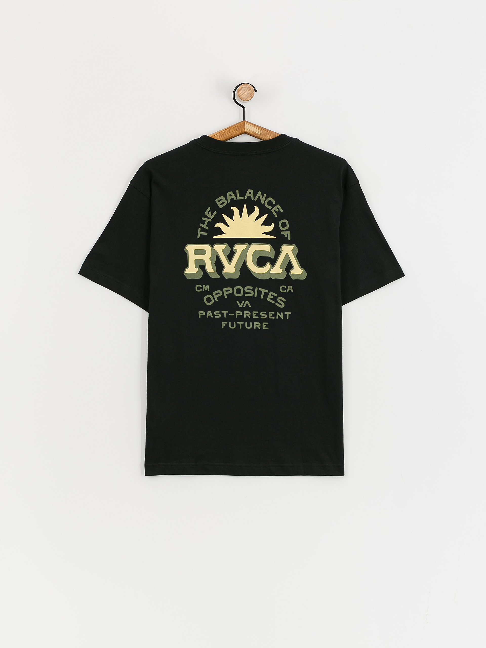 Tričko RVCA Type Set (black)