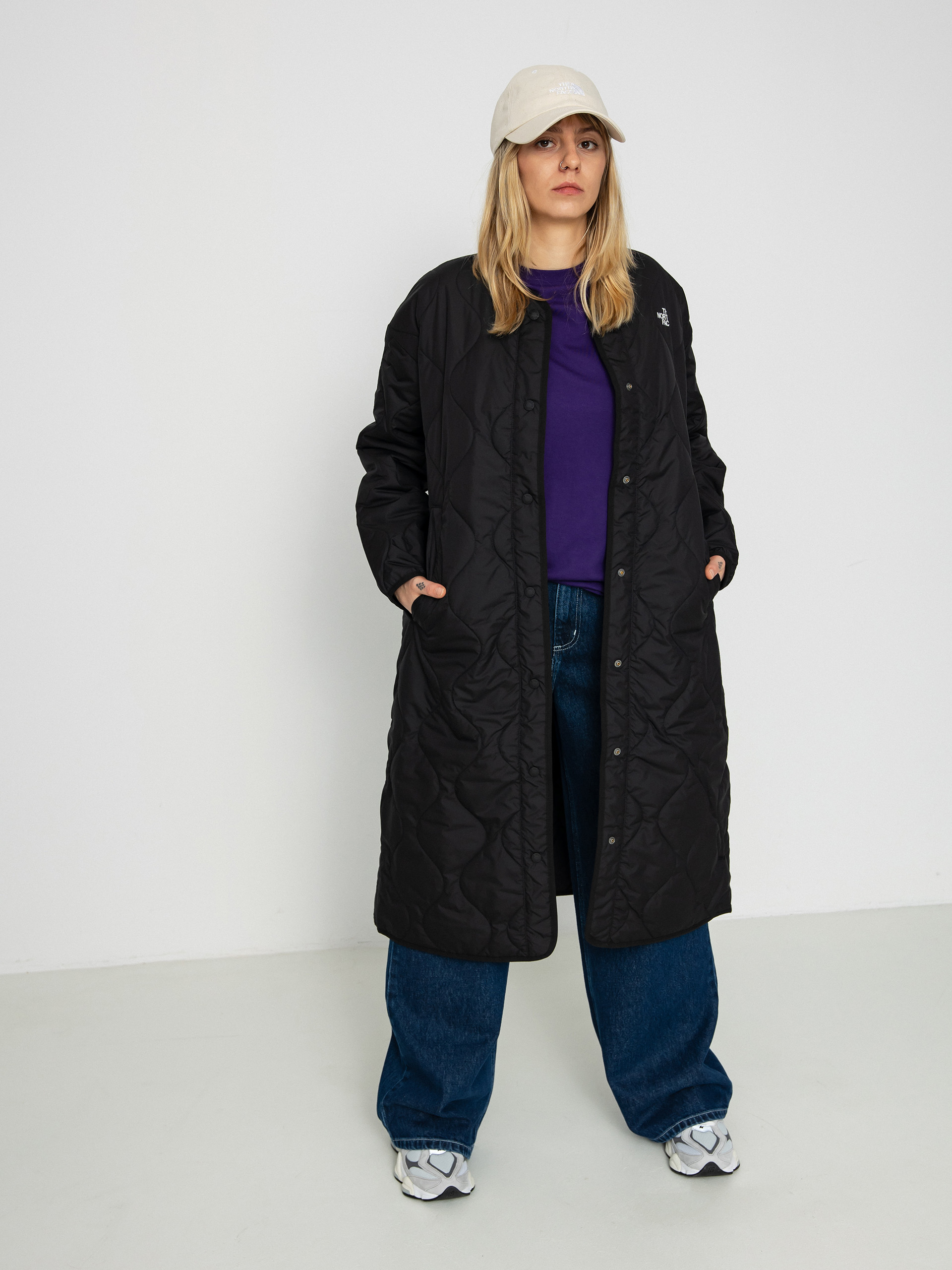 Bunda The North Face Ampato Quilted Liner Long Wmn (tnf black)