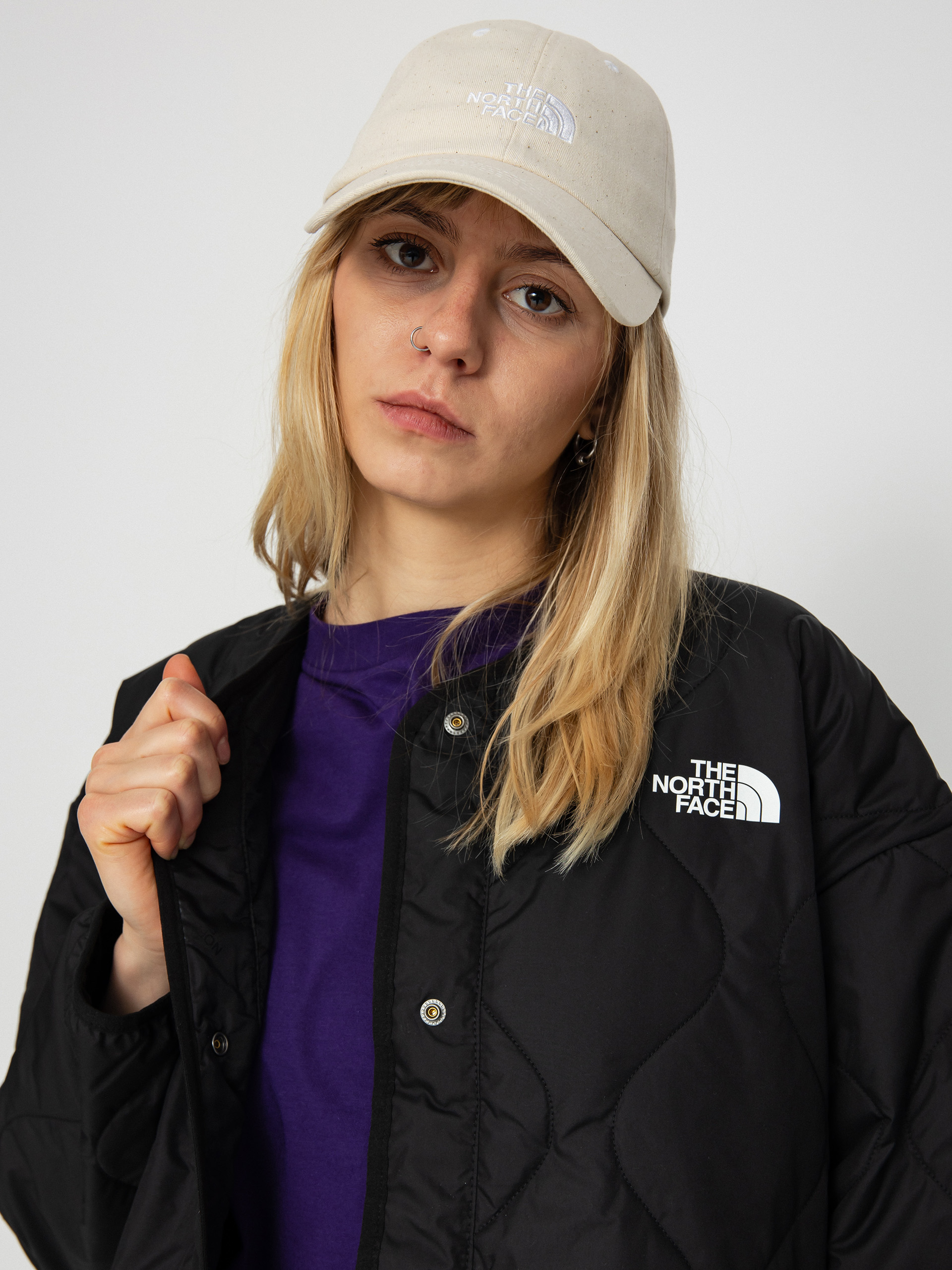Bunda The North Face Ampato Quilted Liner Long Wmn (tnf black)