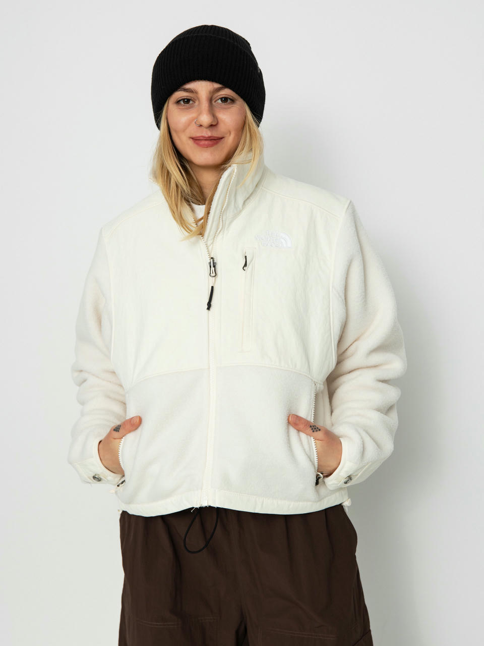 Bunda The North Face Ripstop Denali Wmn (white dune)