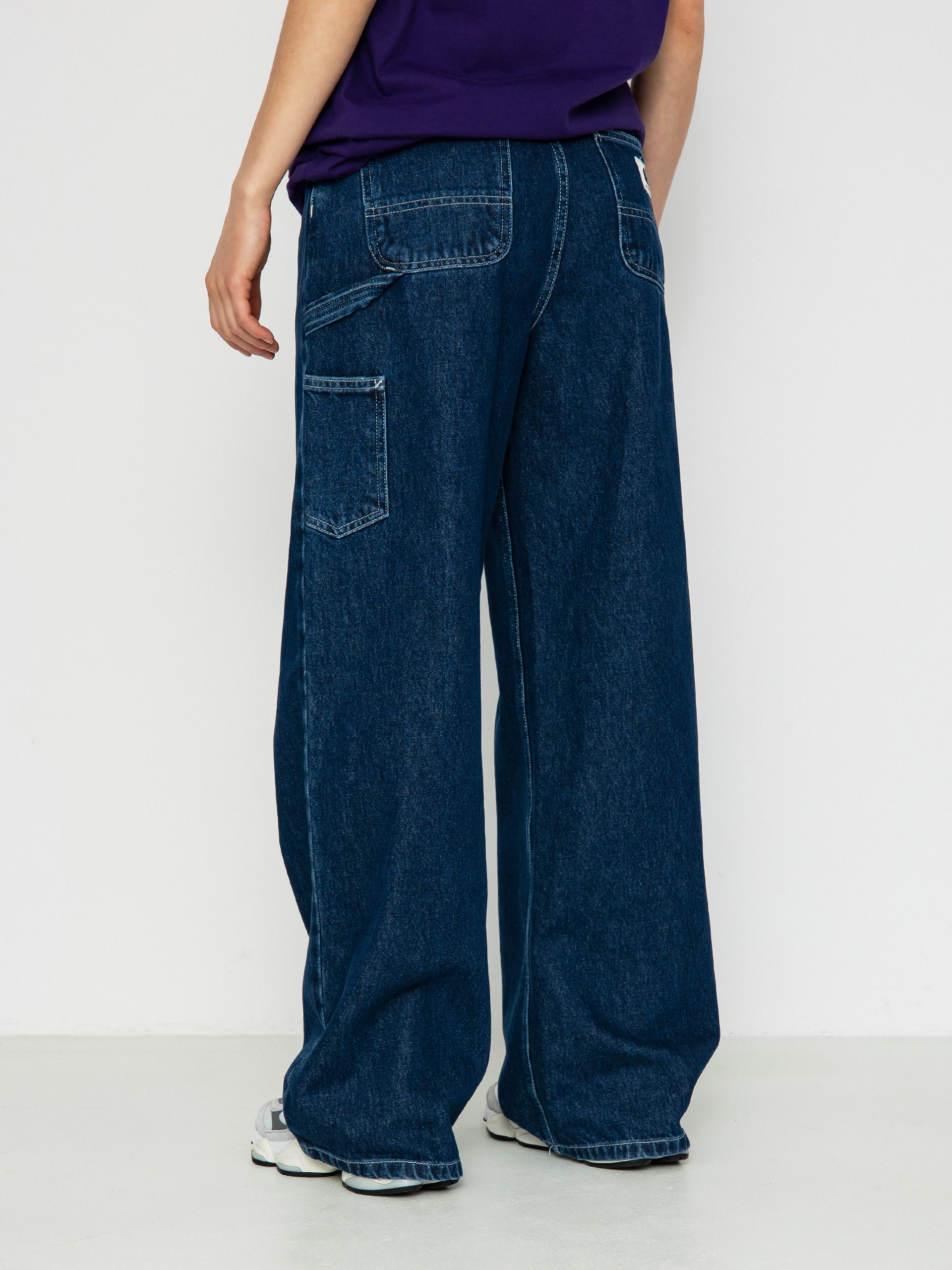 Kalhoty Carhartt WIP Jens Wmn (blue)