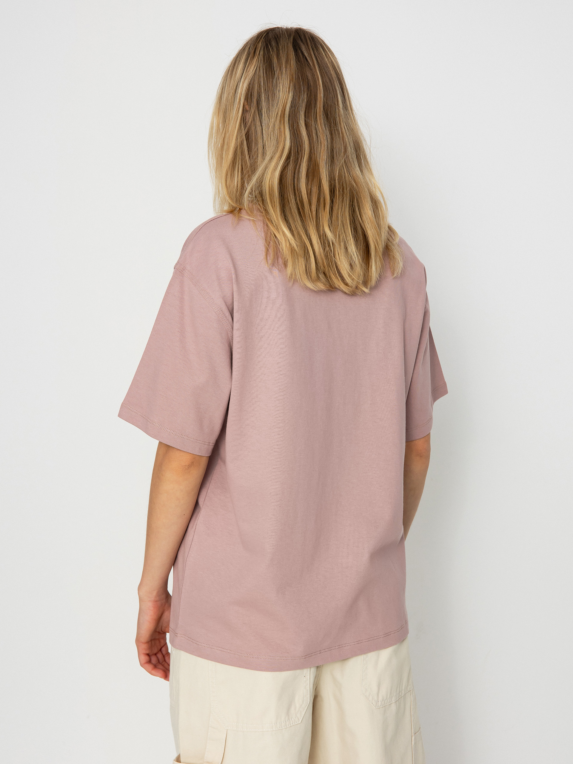 Tričko Carhartt WIP American Script Wmn (glassy pink)